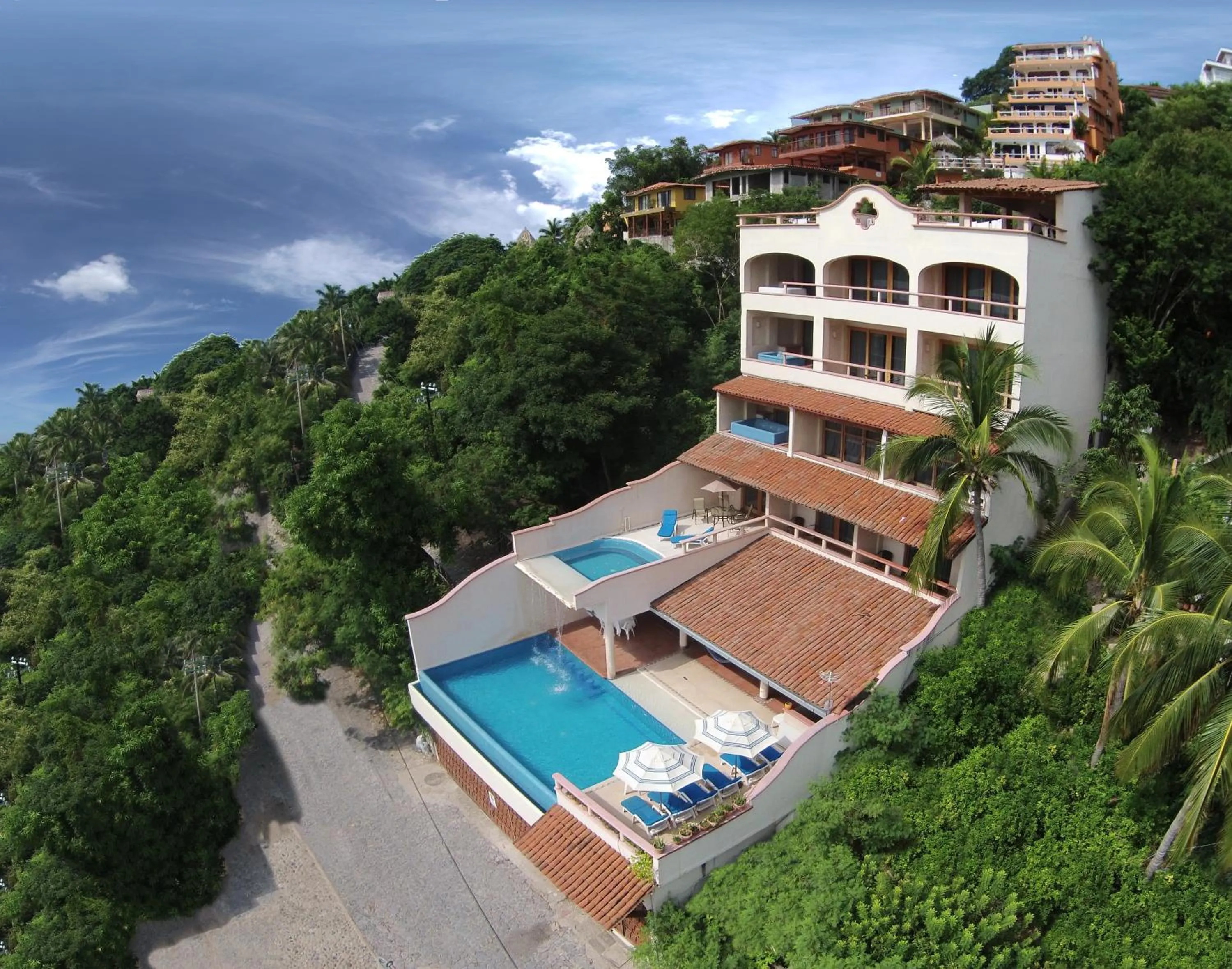 Bird's eye view in Villa del Pescador