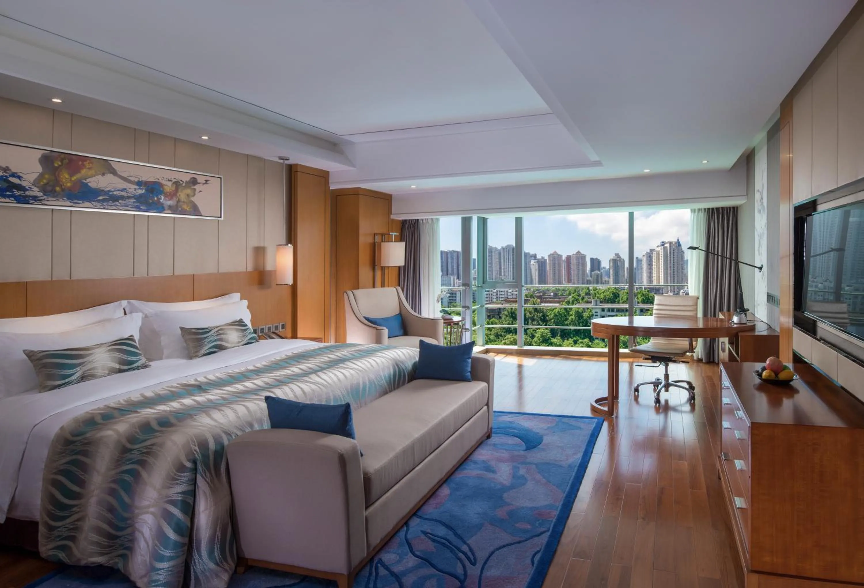 Photo of the whole room, Bed in Sentosa Hotel Apartment Taoyuan Branch