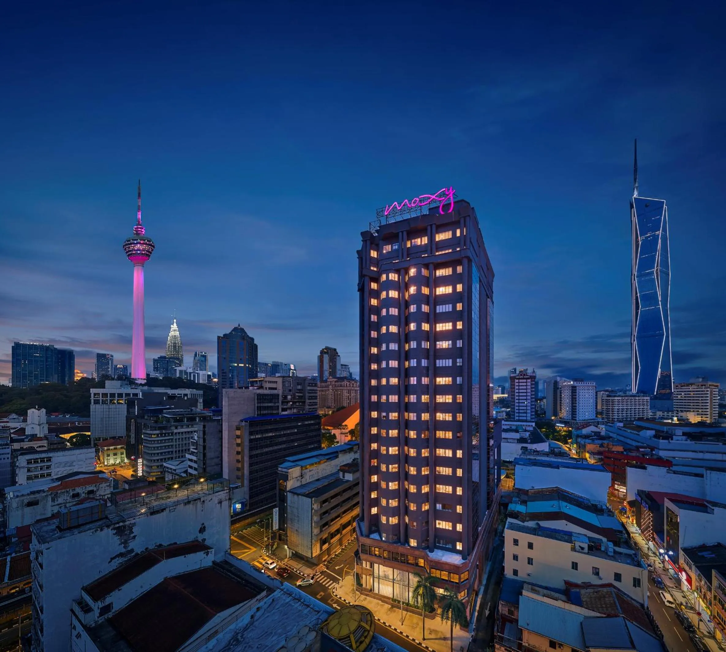 Property building in Moxy Kuala Lumpur Chinatown
