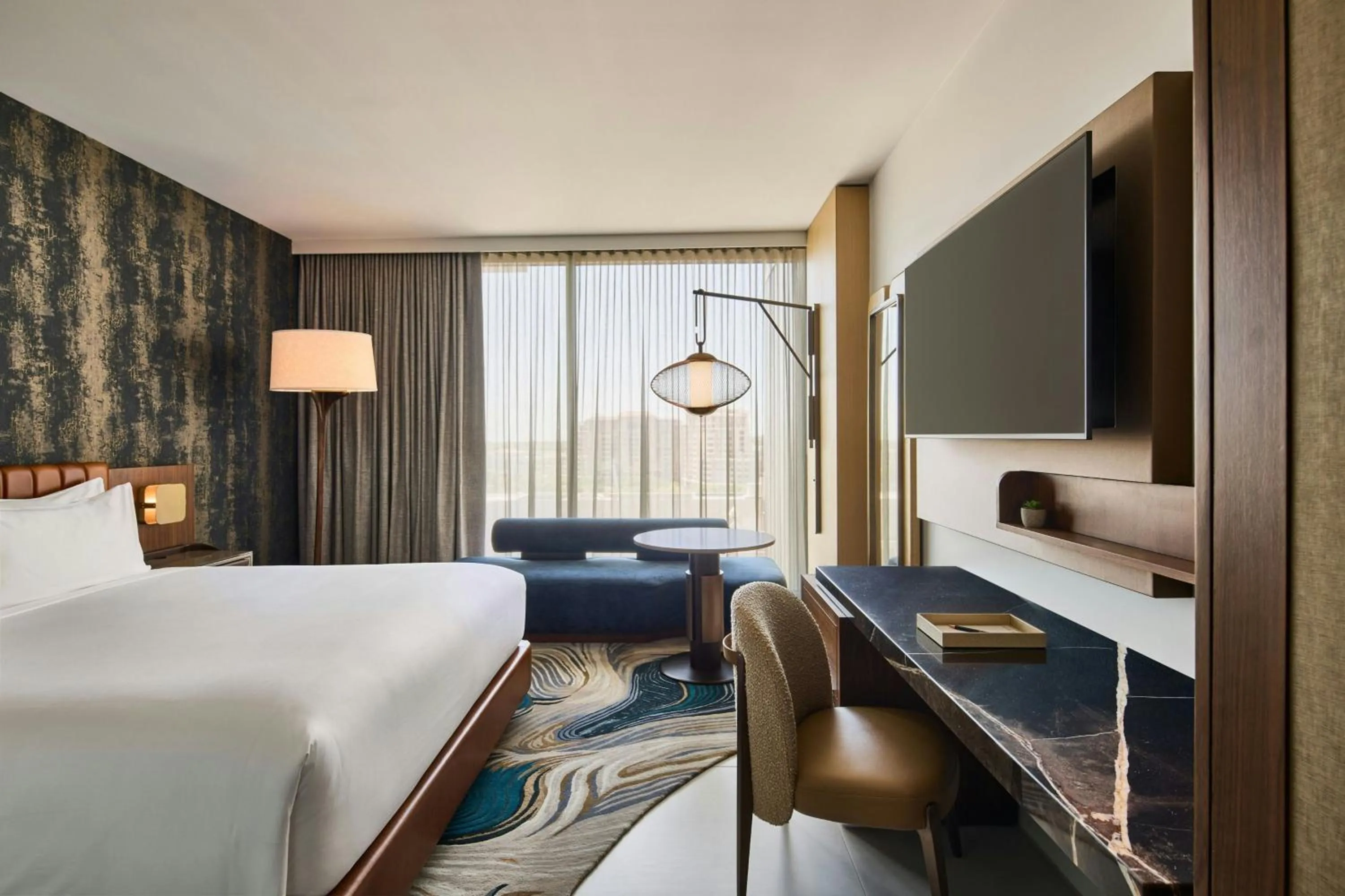 Photo of the whole room, Bed in The REMI, Scottsdale, Autograph Collection