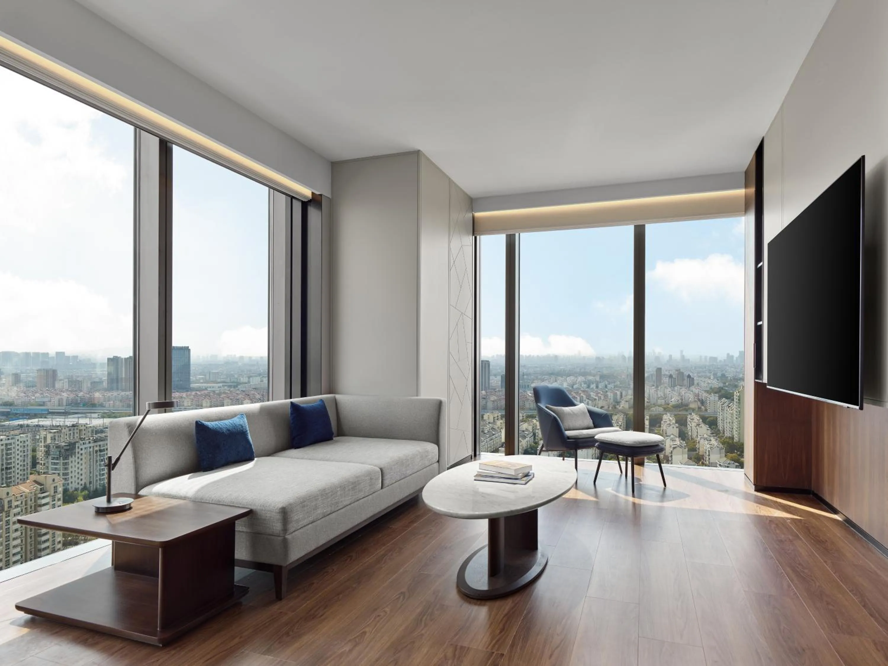 Photo of the whole room in Marriott Executive Apartments Suzhou Industrial Park