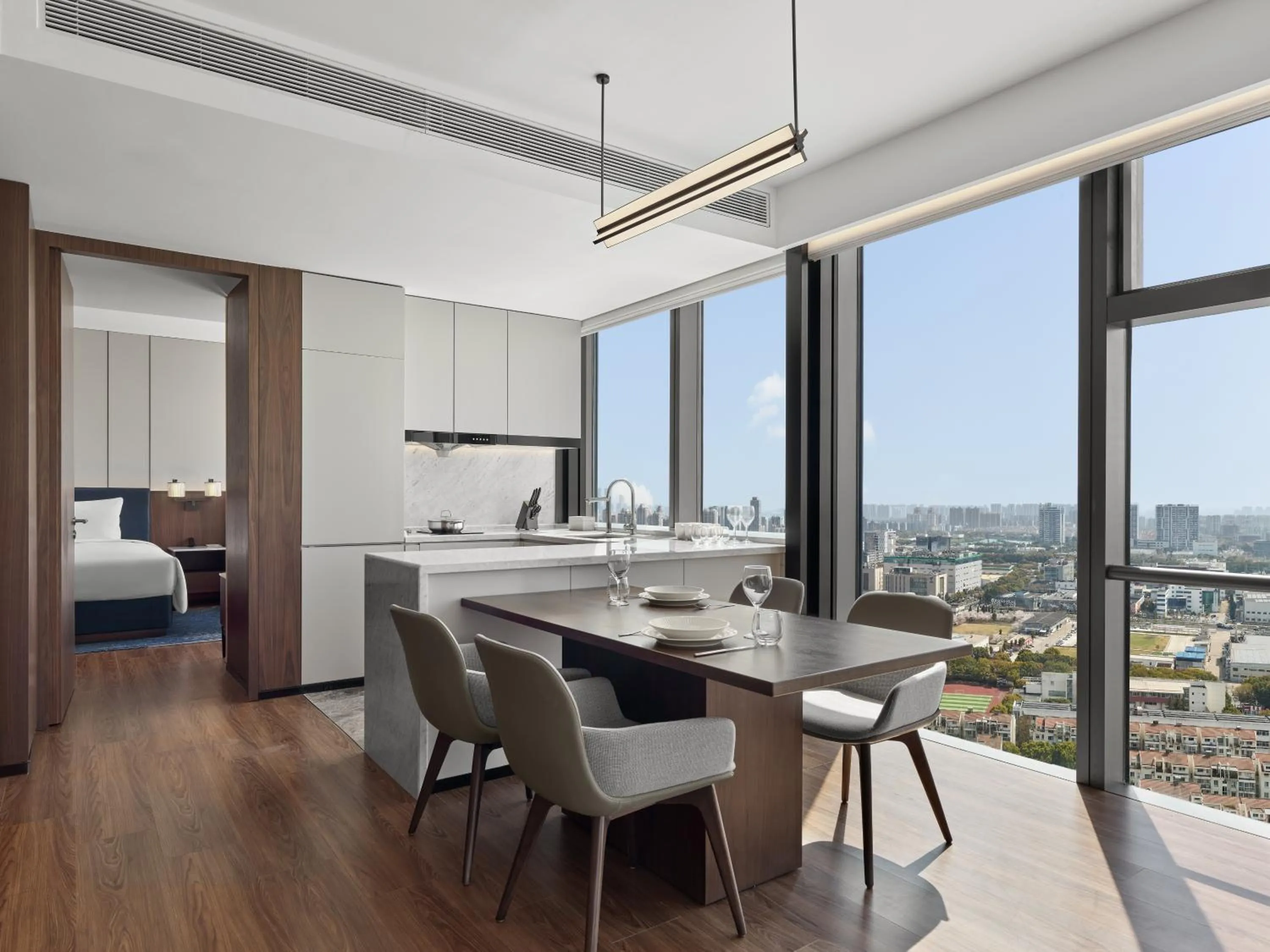 Photo of the whole room in Marriott Executive Apartments Suzhou Industrial Park