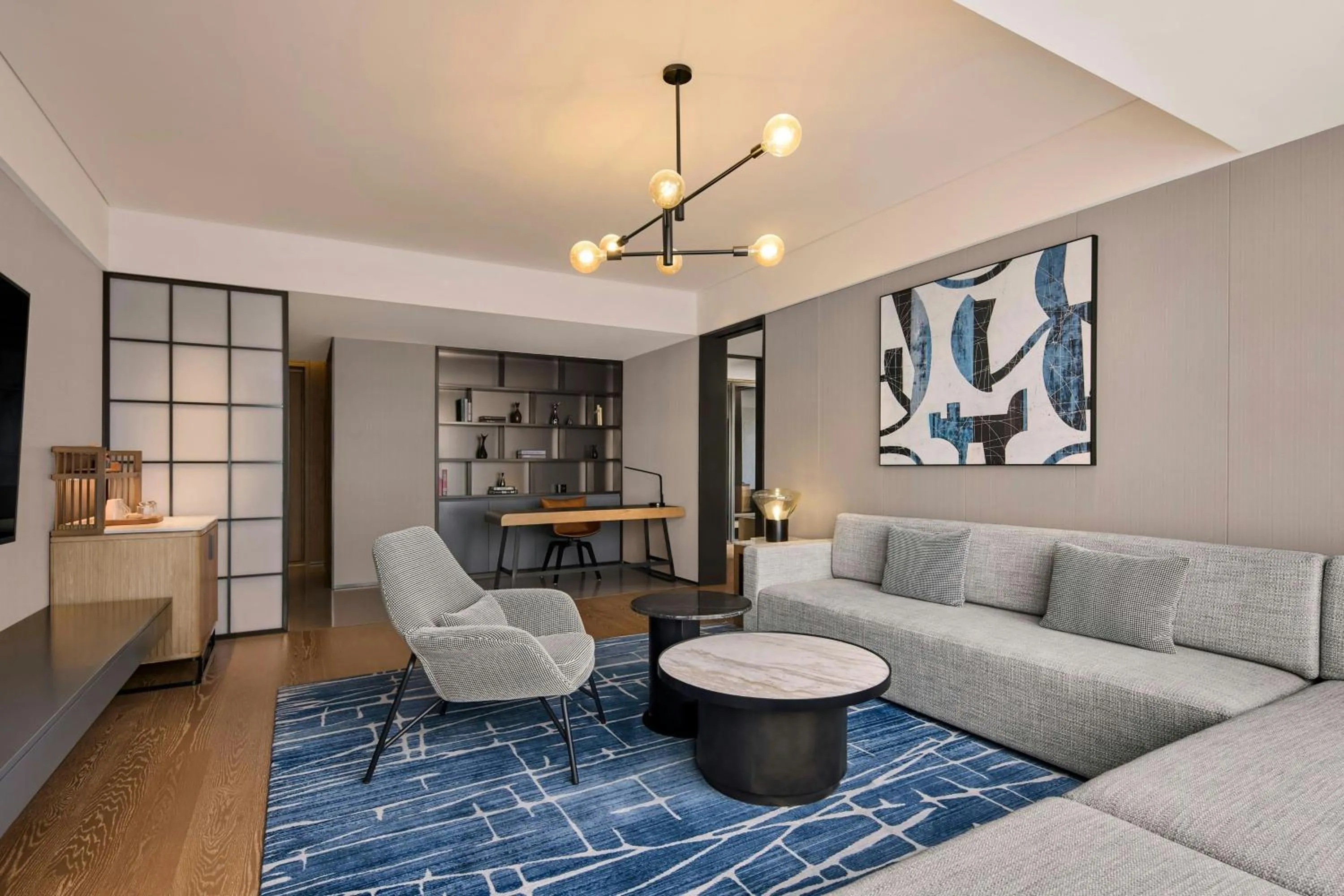 Living room in Sheraton Grand Xiamen Jimei