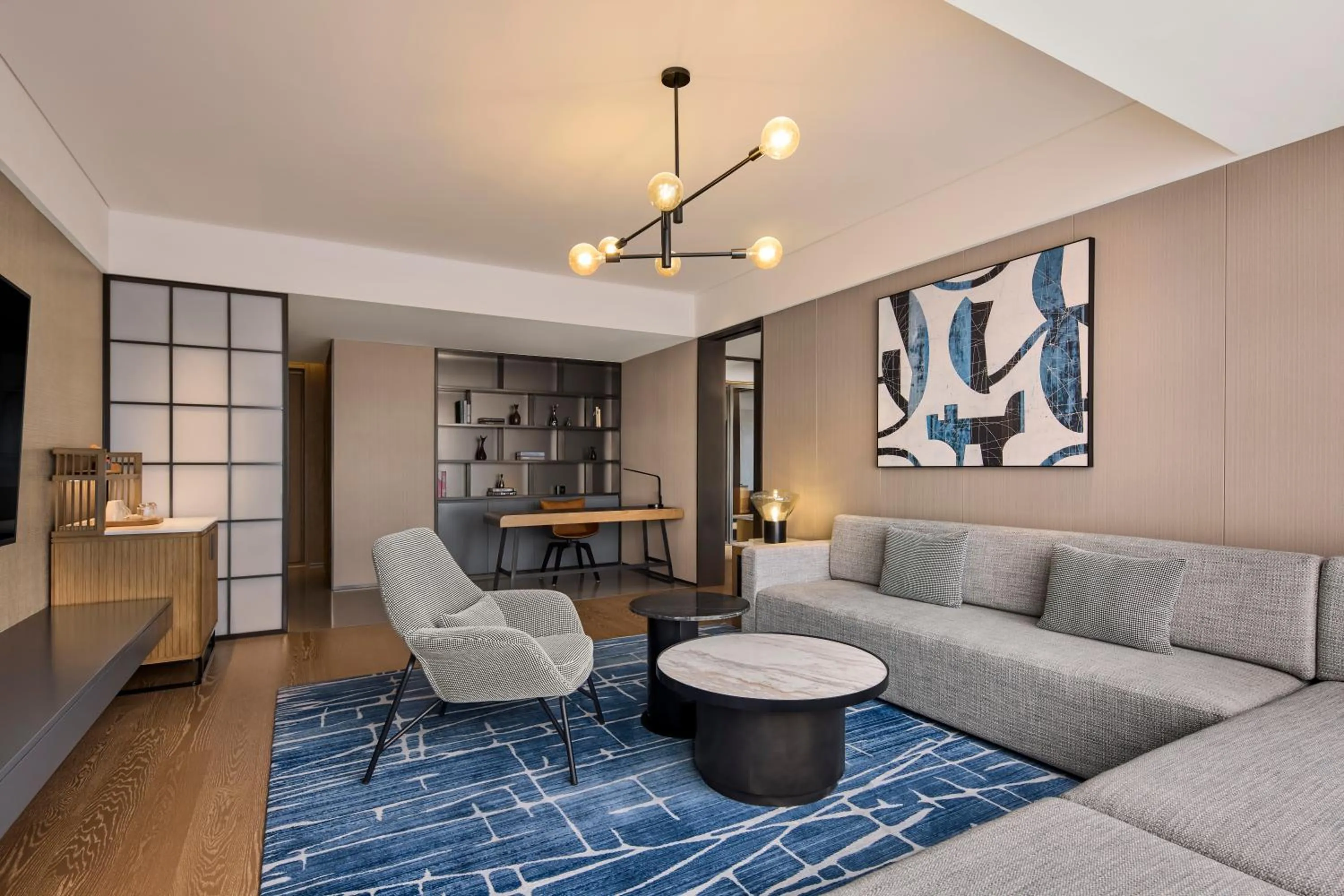 Living room in Sheraton Grand Xiamen Jimei
