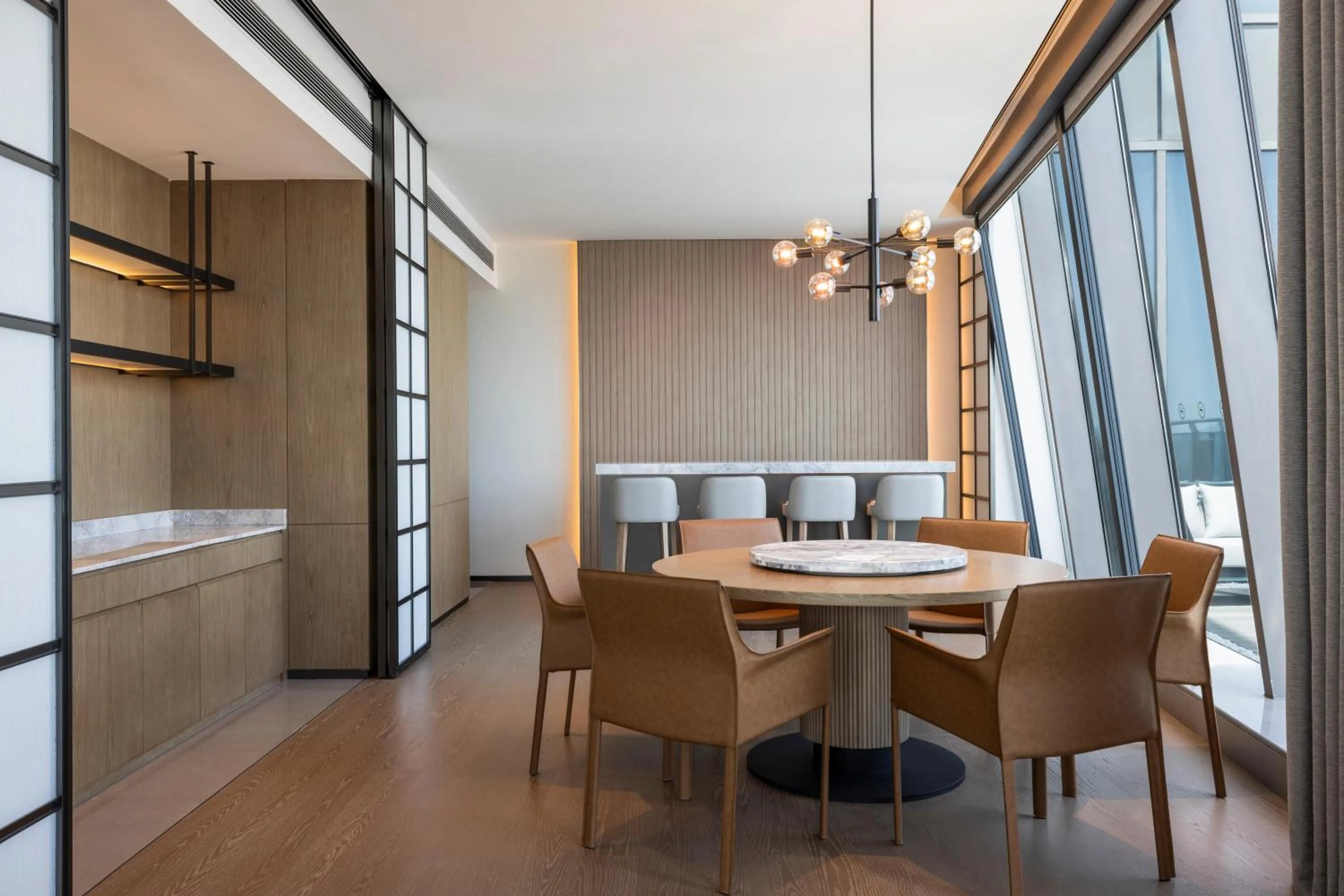 Dining area in Sheraton Grand Xiamen Jimei