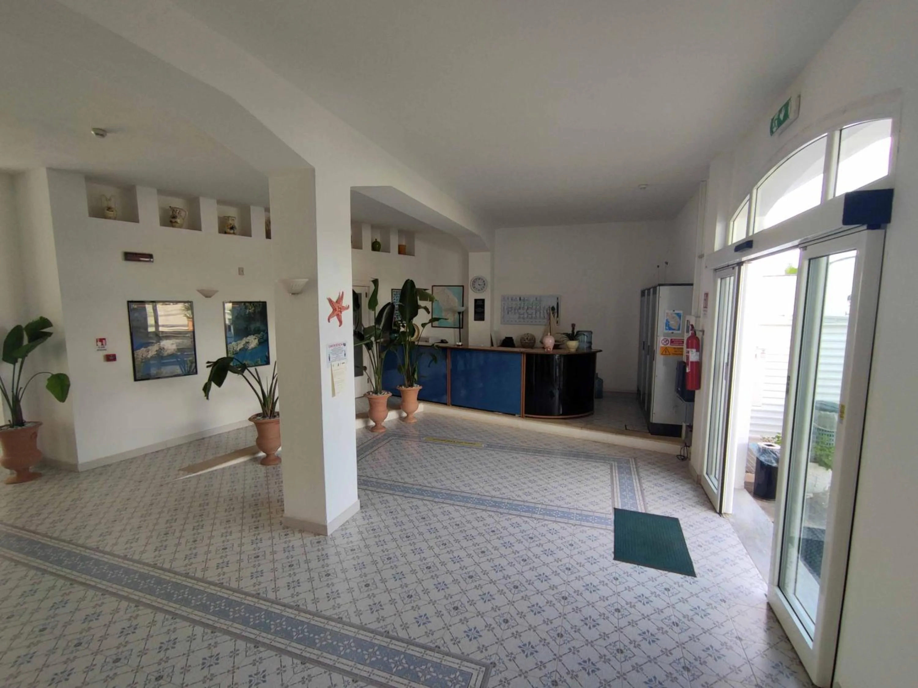 Lobby or reception in Picchio Hotel Pescoluse