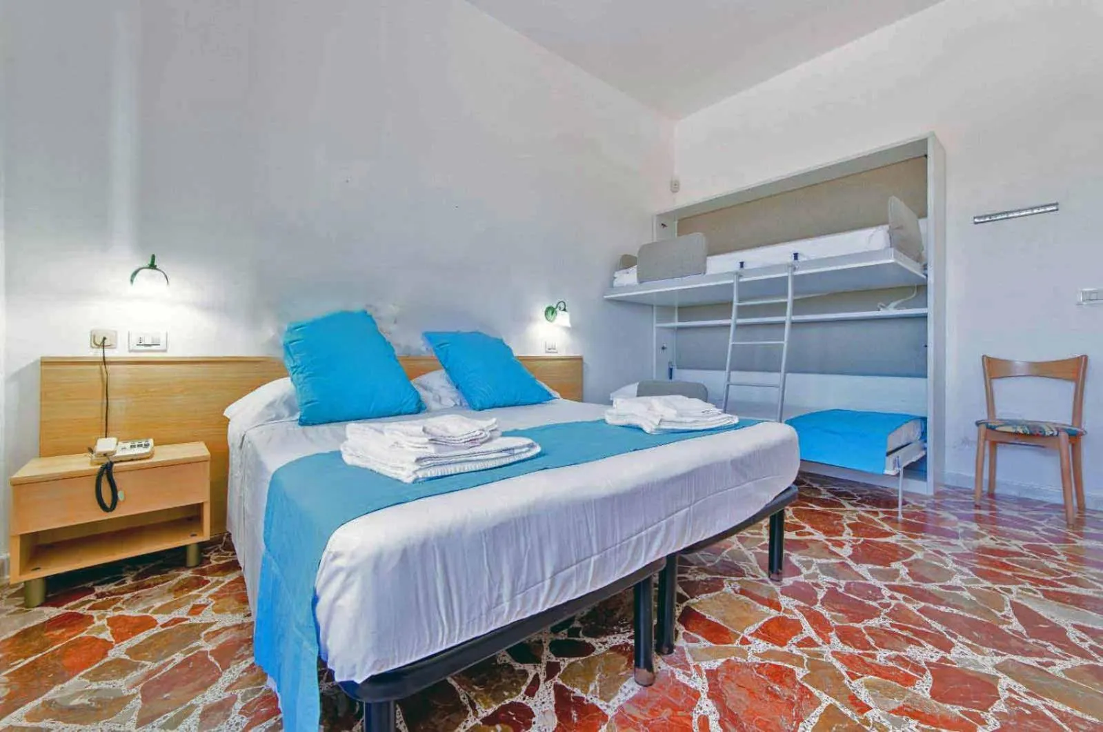 Bed in Picchio Hotel Pescoluse