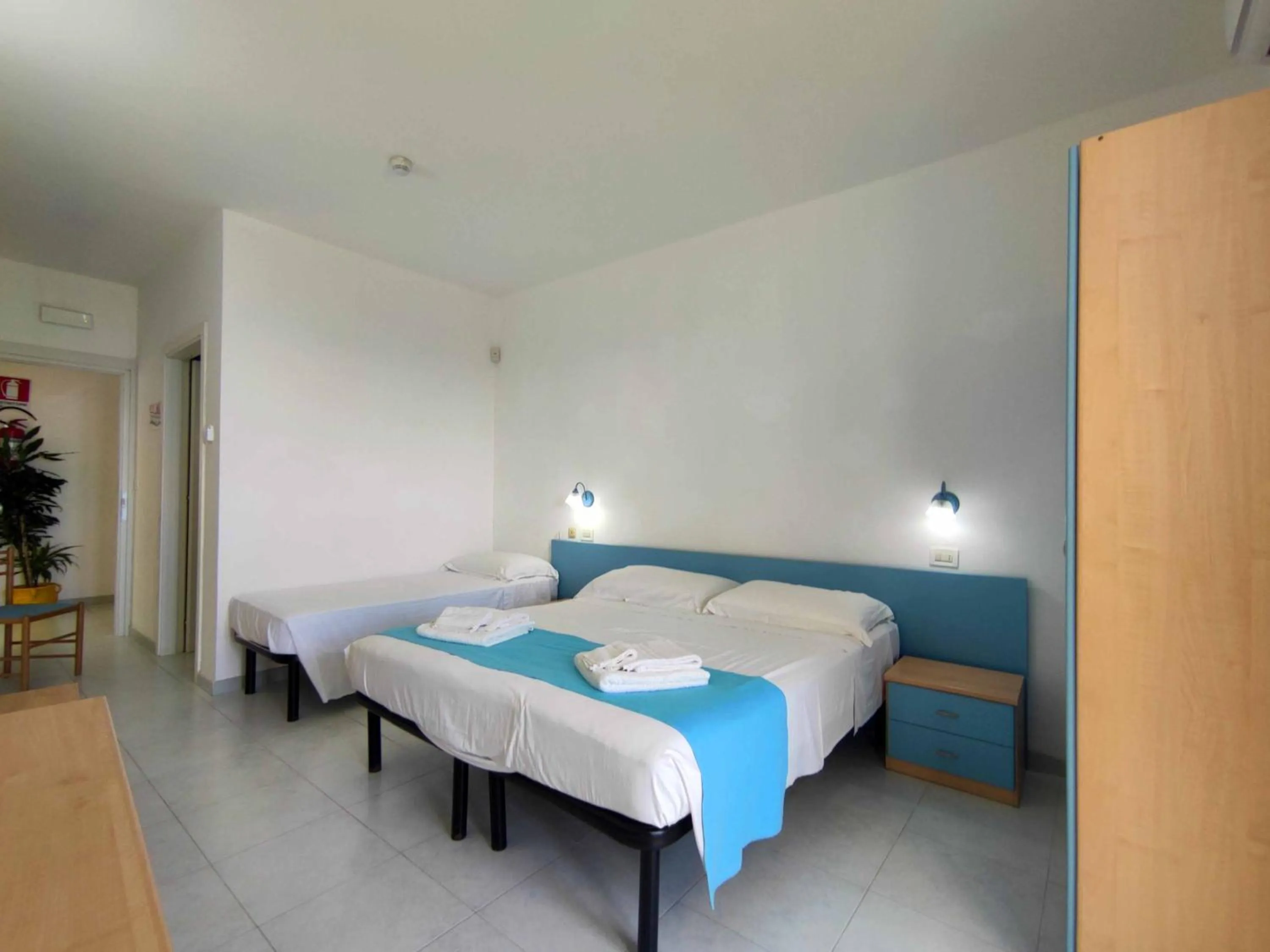 Bed in Picchio Hotel Pescoluse