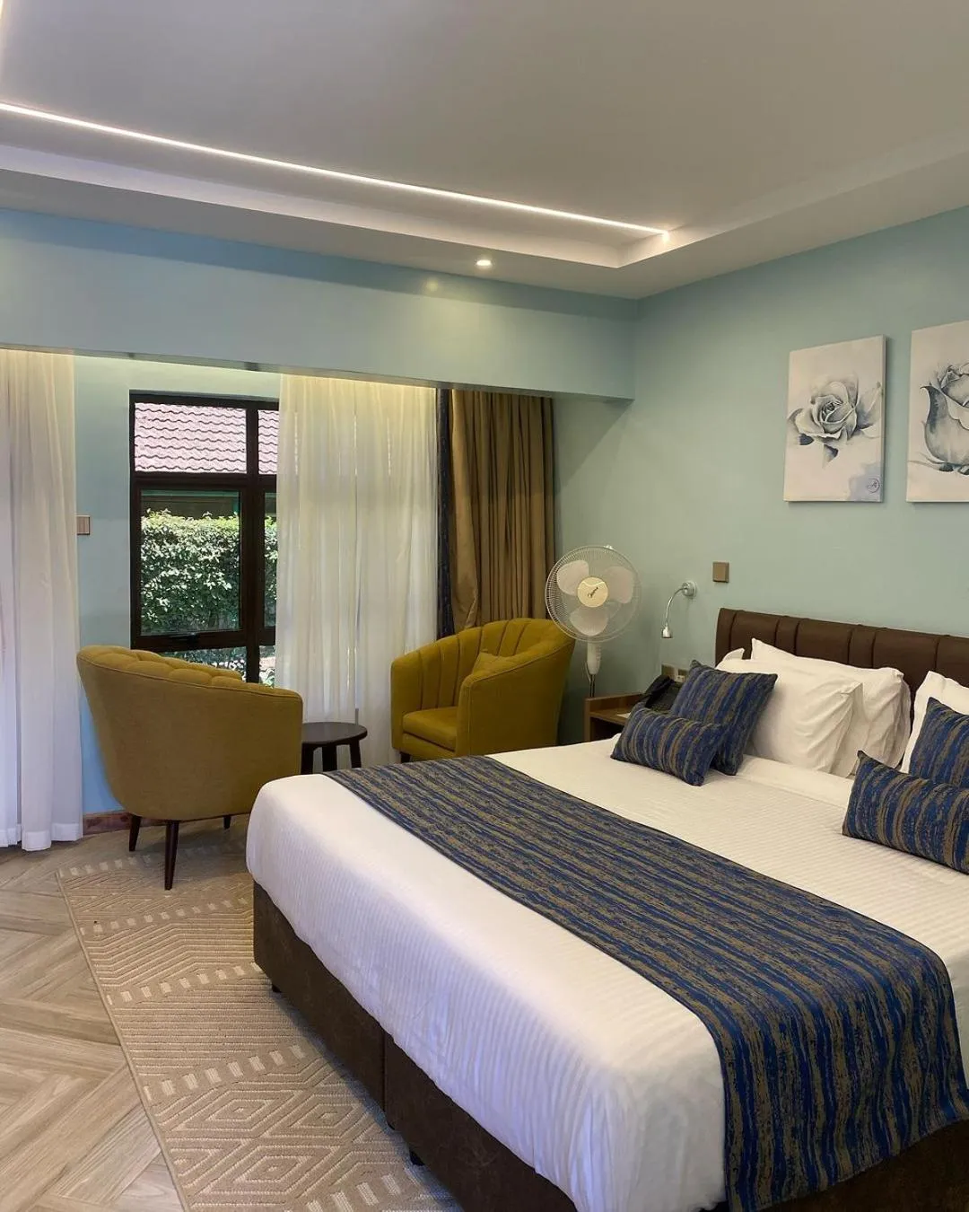 Bed in Sportsview Hotel Kasarani