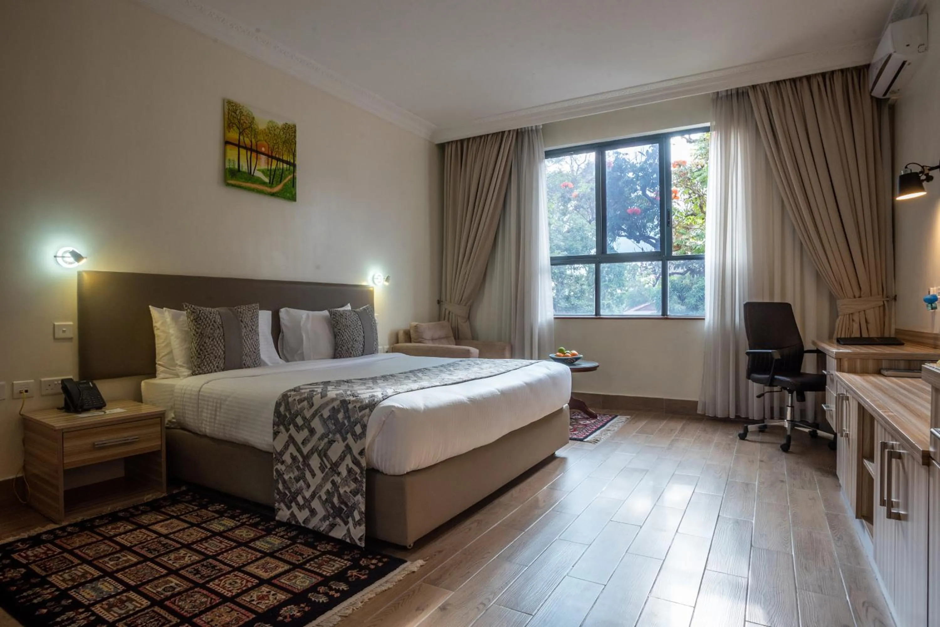 Photo of the whole room, Bed in Sportsview Hotel Kasarani