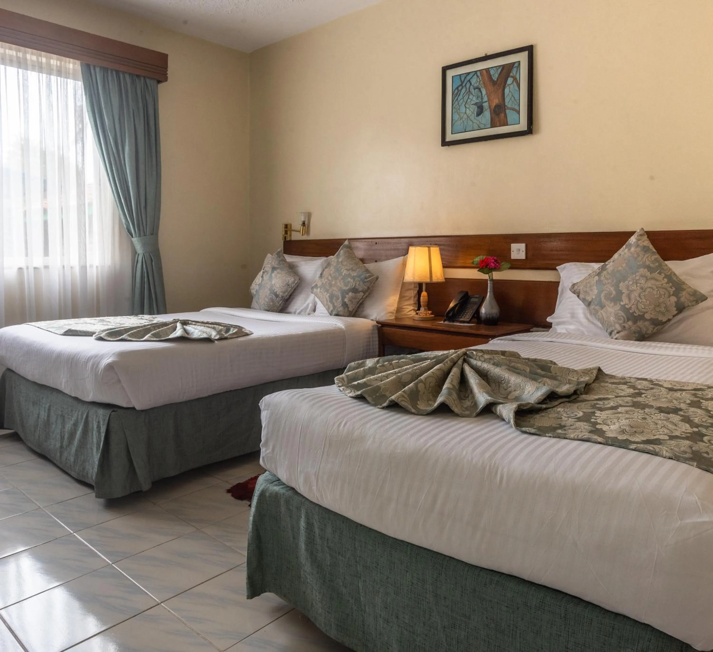 Photo of the whole room, Bed in Sportsview Hotel Kasarani