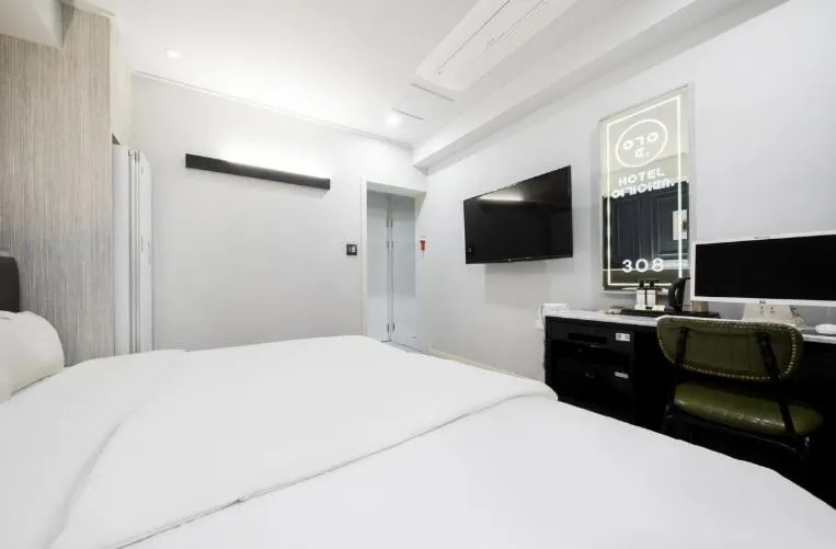 Bed in Hotel Yoegieottae Gwangju Hanam