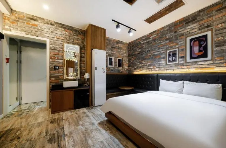 Bed in Hotel Yoegieottae Gwangju Hanam