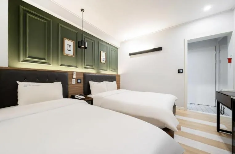 Bed in Hotel Yoegieottae Gwangju Hanam