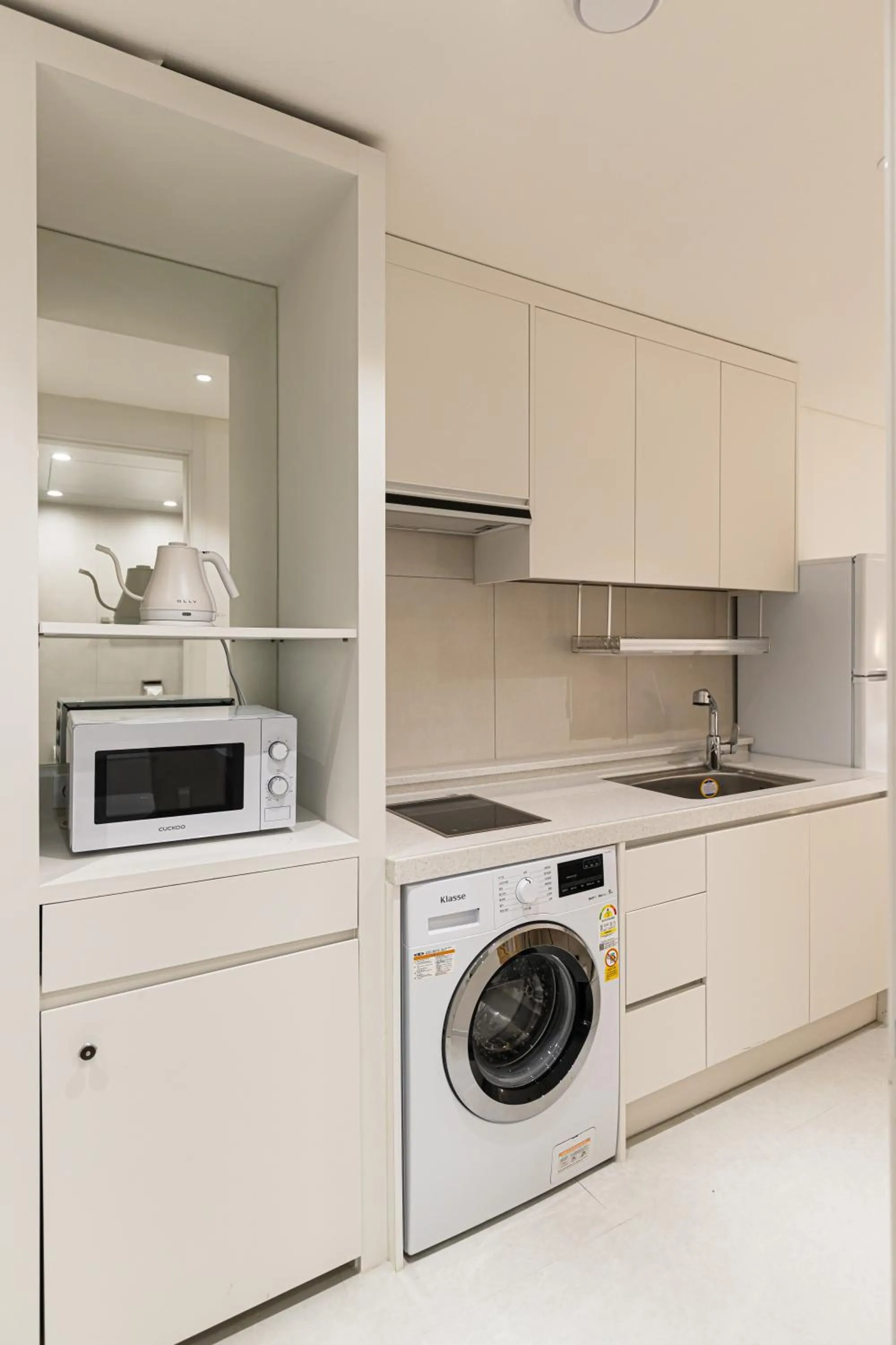 Kitchen or kitchenette in Hotel Modak Namdaemun