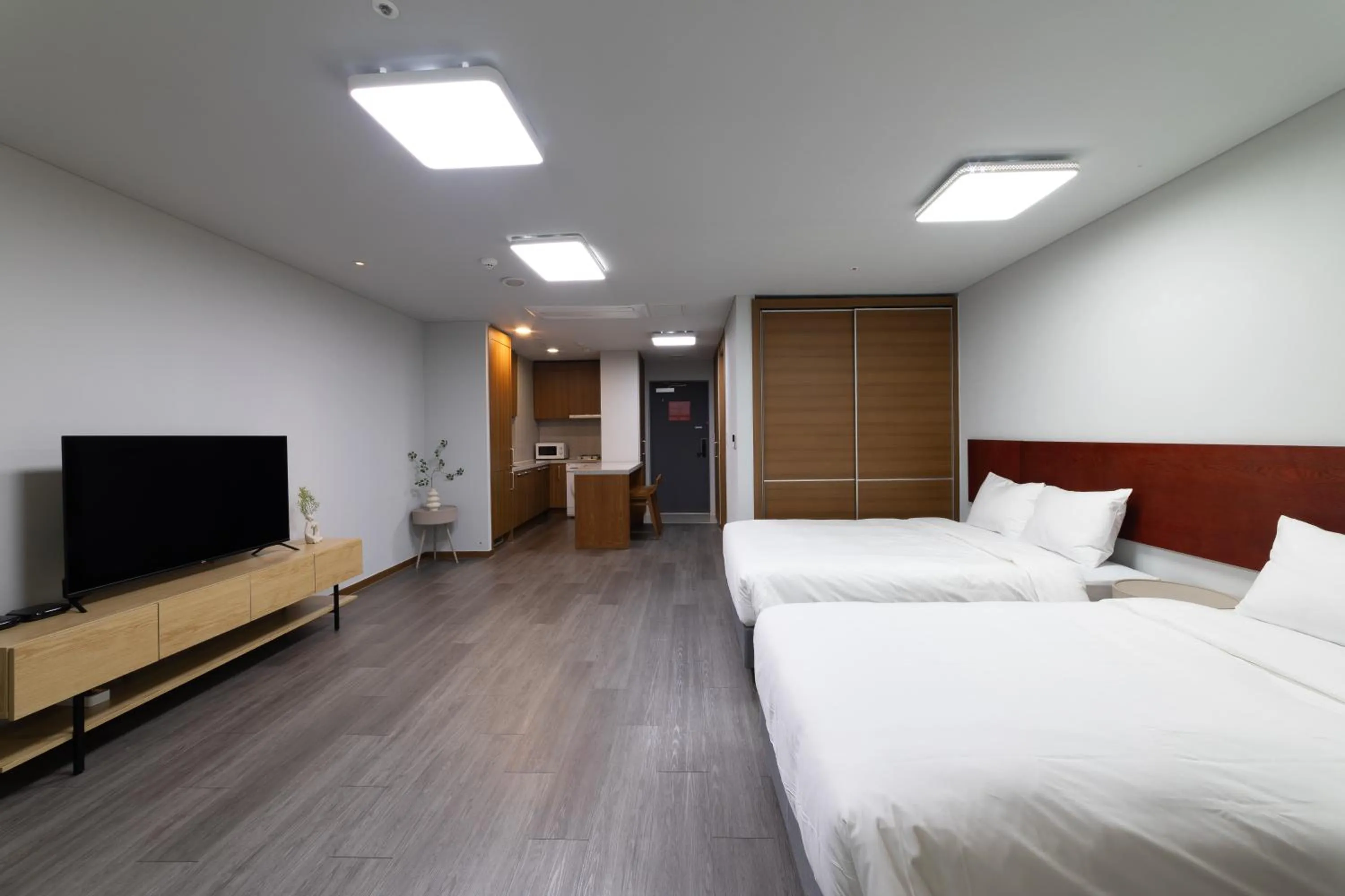 Bed in Hotel Modak Namdaemun