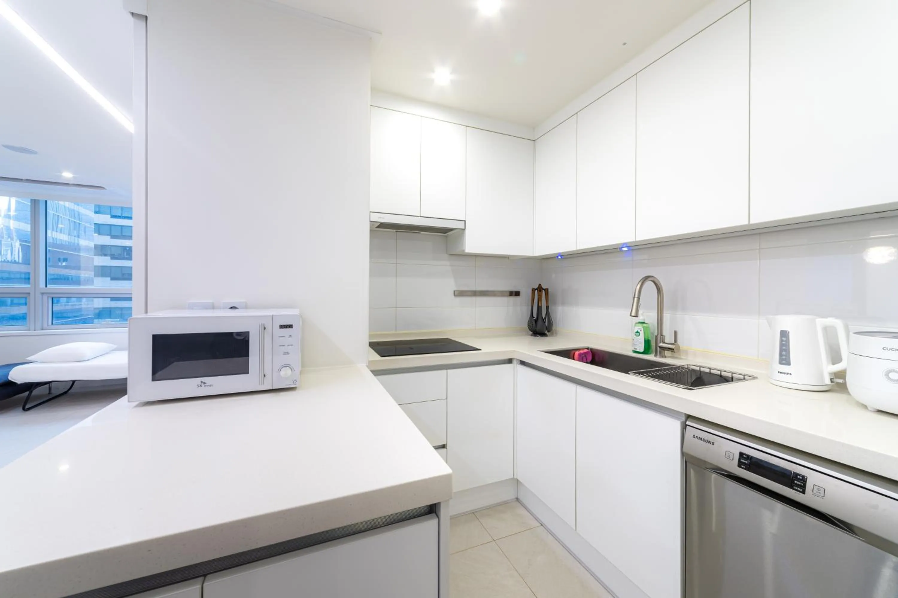 kitchen in Hotel Modak Namdaemun