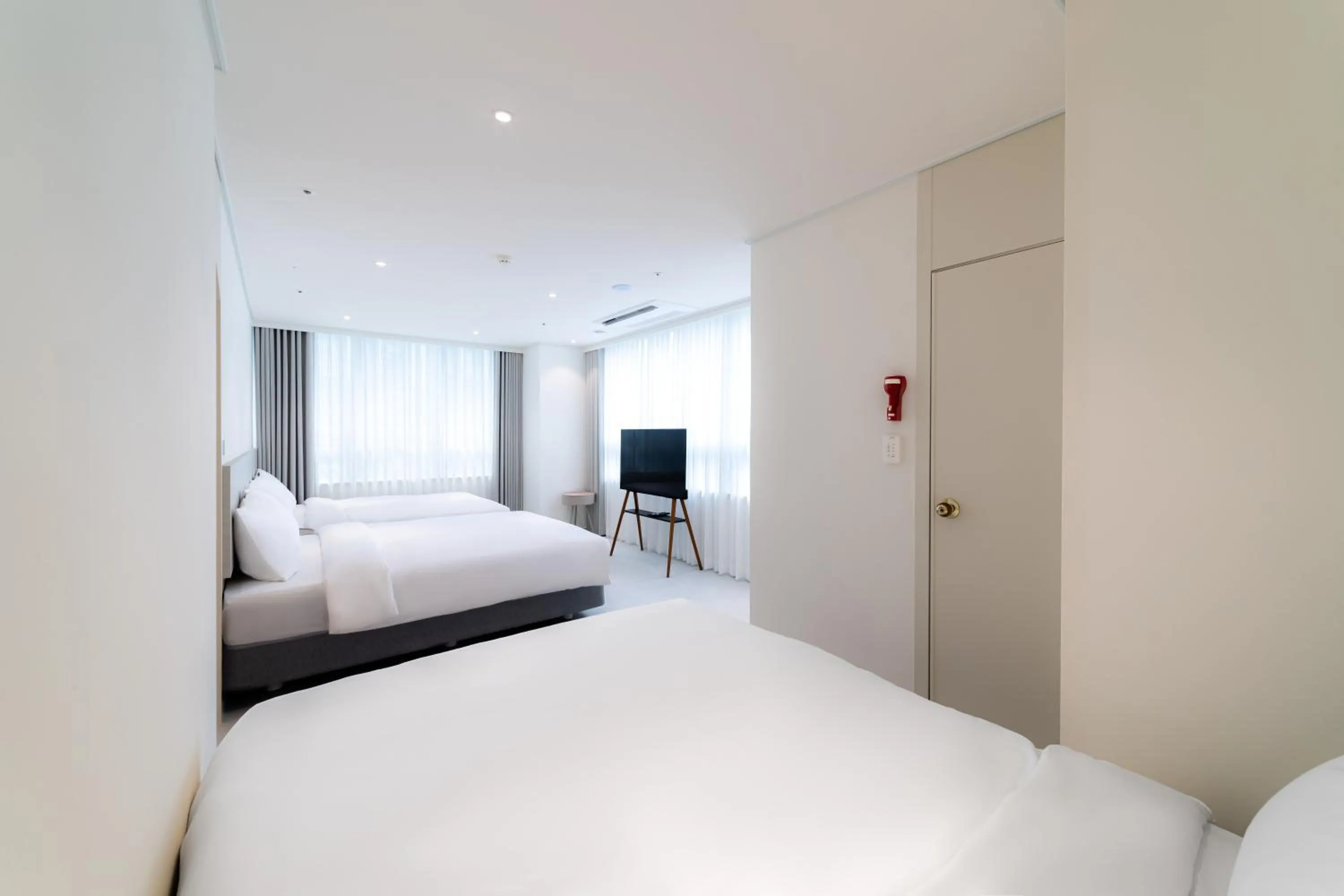 Bed in Hotel Modak Namdaemun