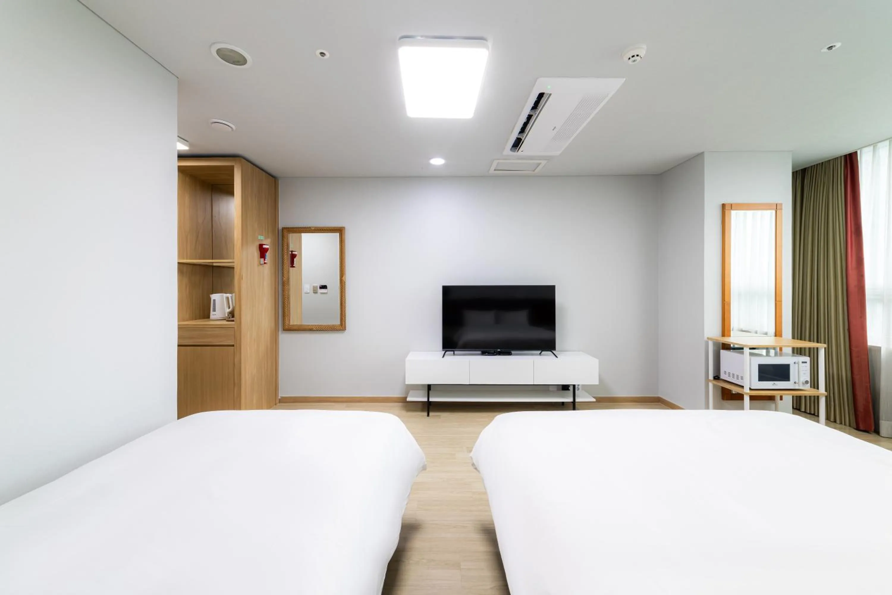 Bed in Hotel Modak Namdaemun