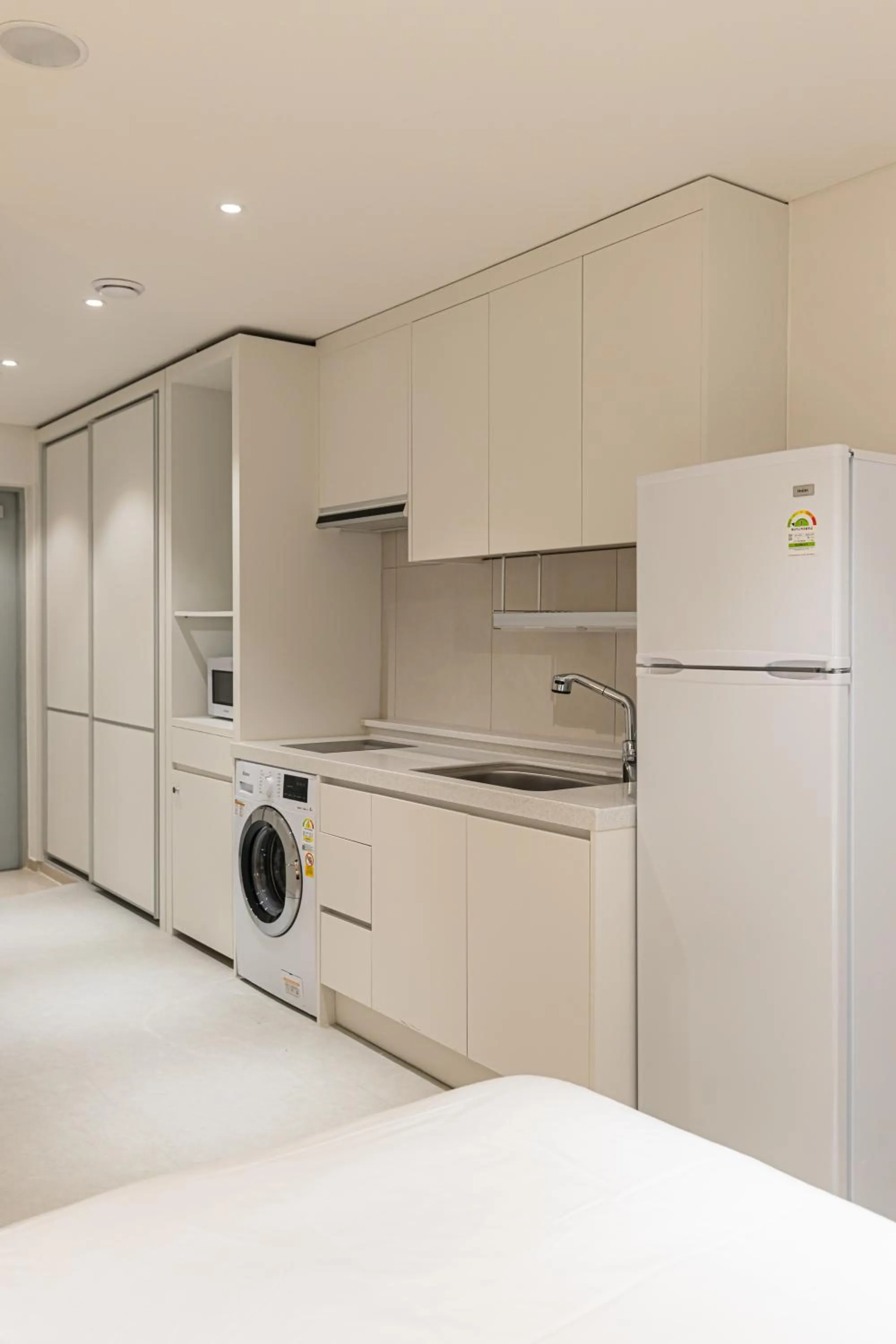 Kitchen or kitchenette in Hotel Modak Namdaemun