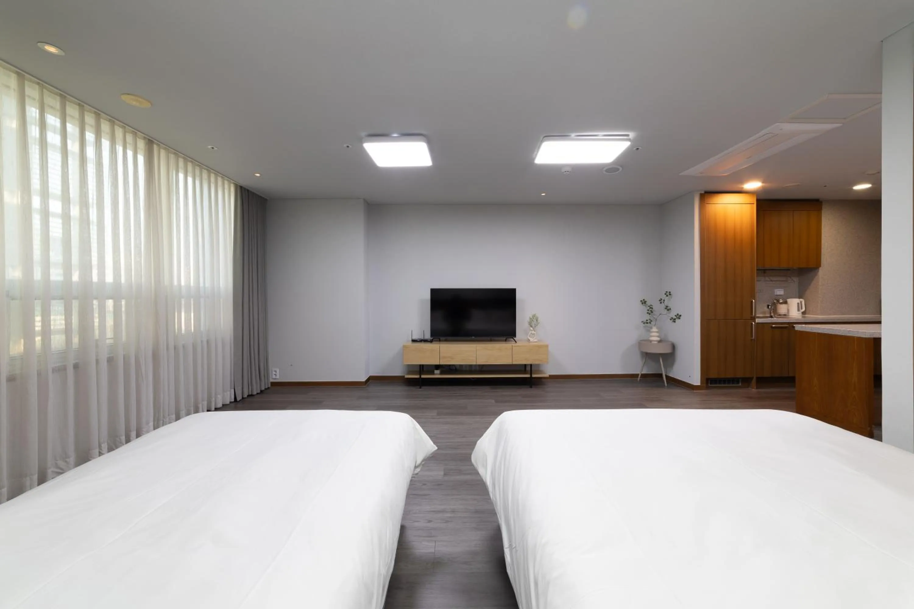 Bed in Hotel Modak Namdaemun