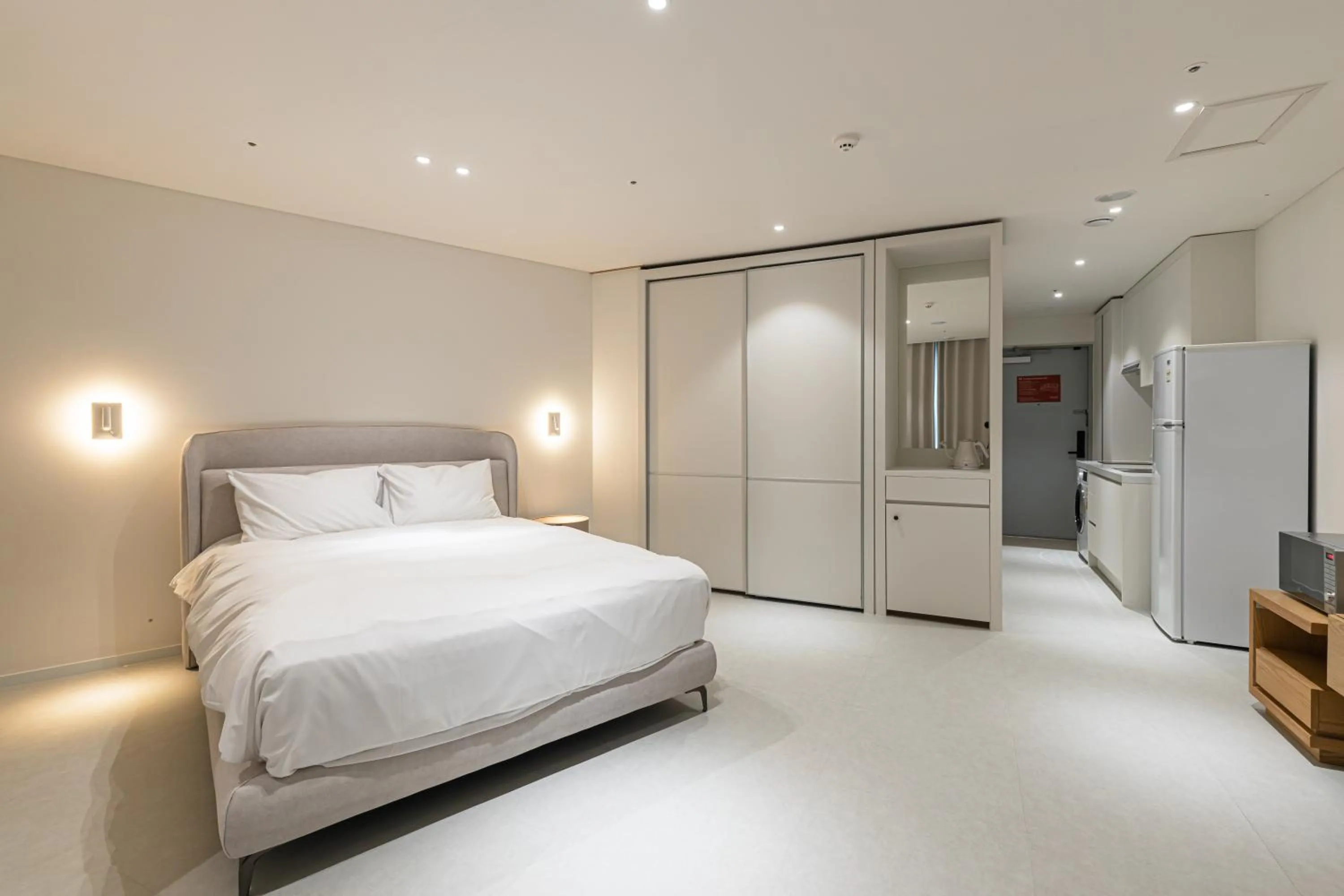 Bed in Hotel Modak Namdaemun