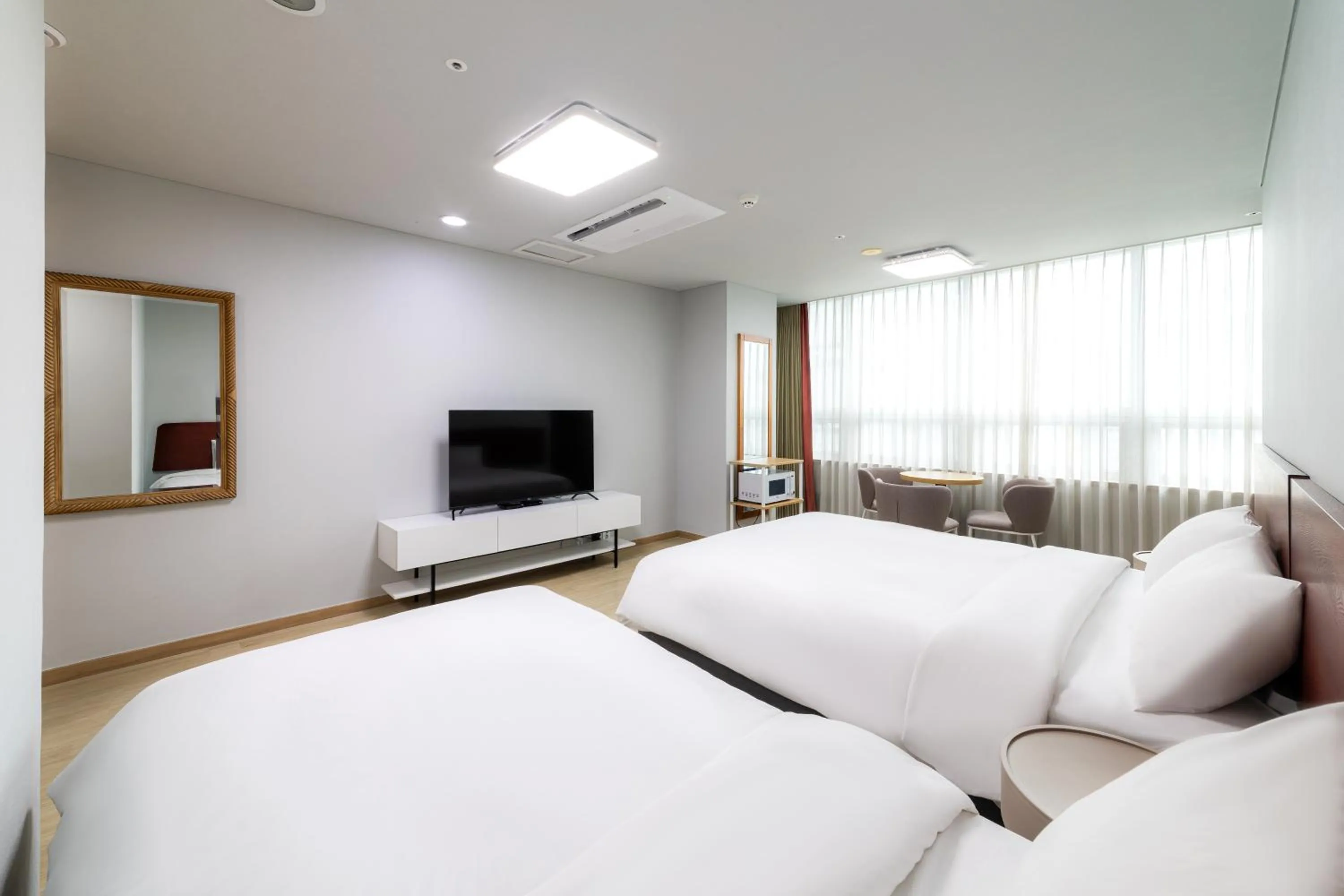 Bed in Hotel Modak Namdaemun