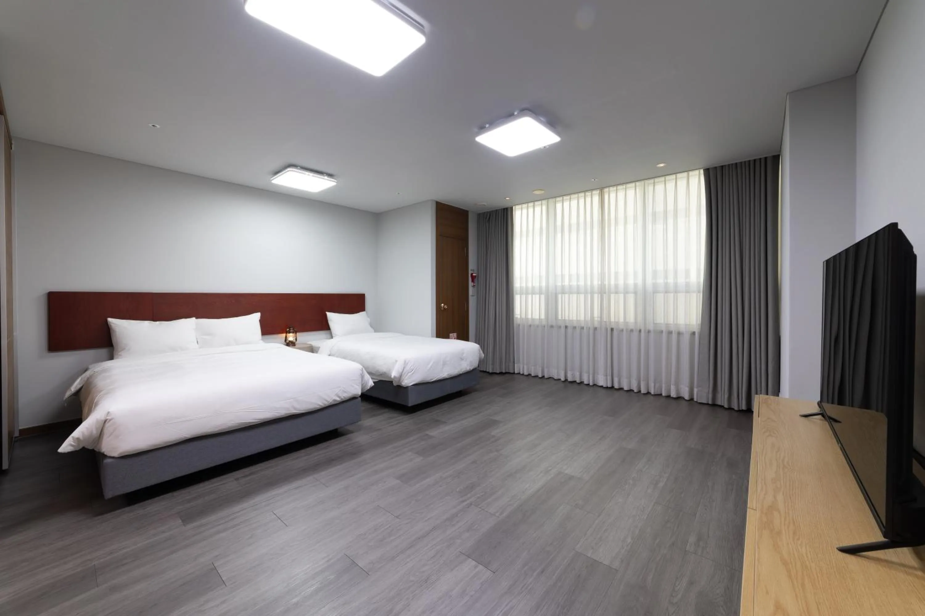 Bed in Hotel Modak Namdaemun