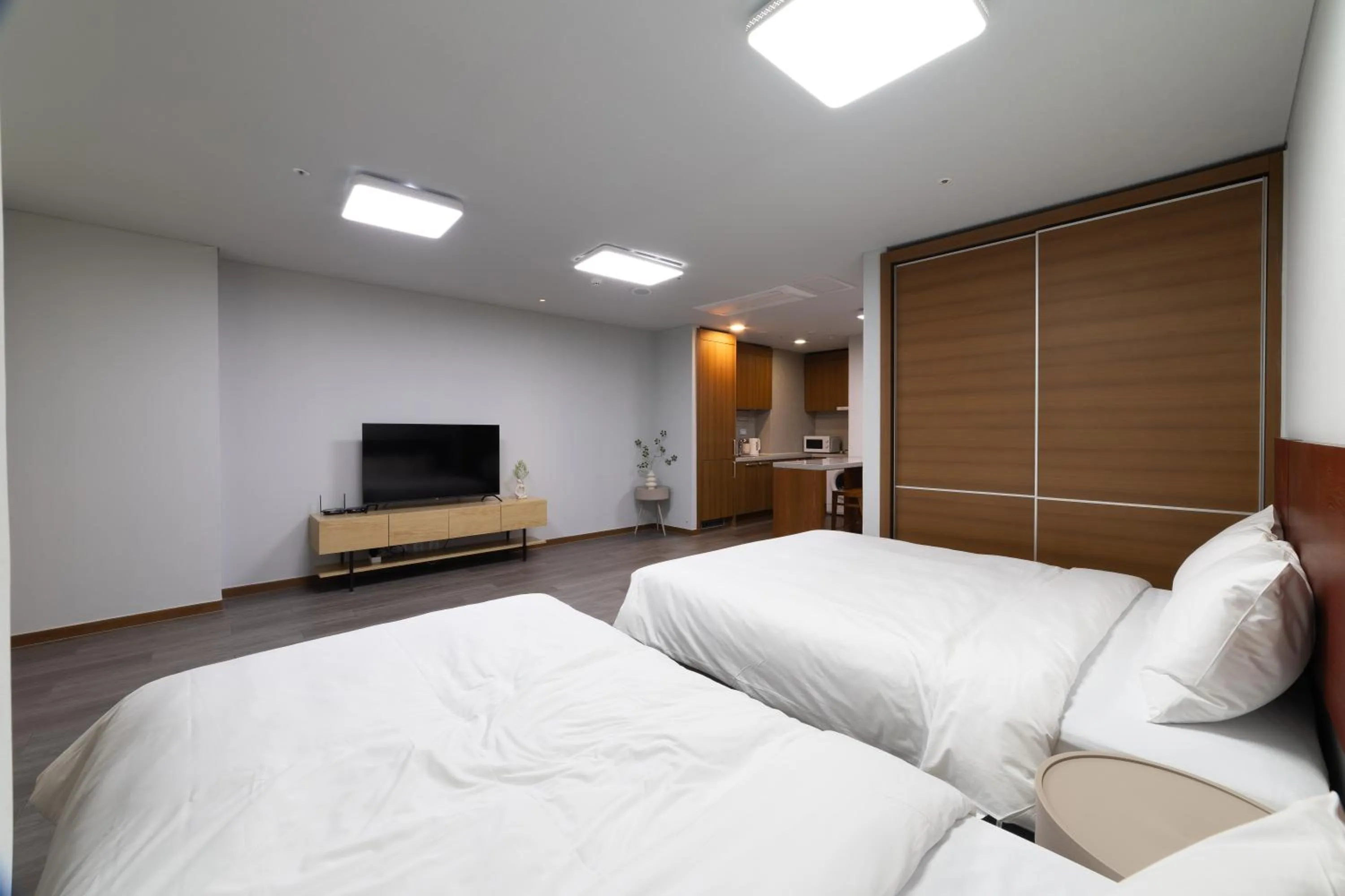 Bed in Hotel Modak Namdaemun