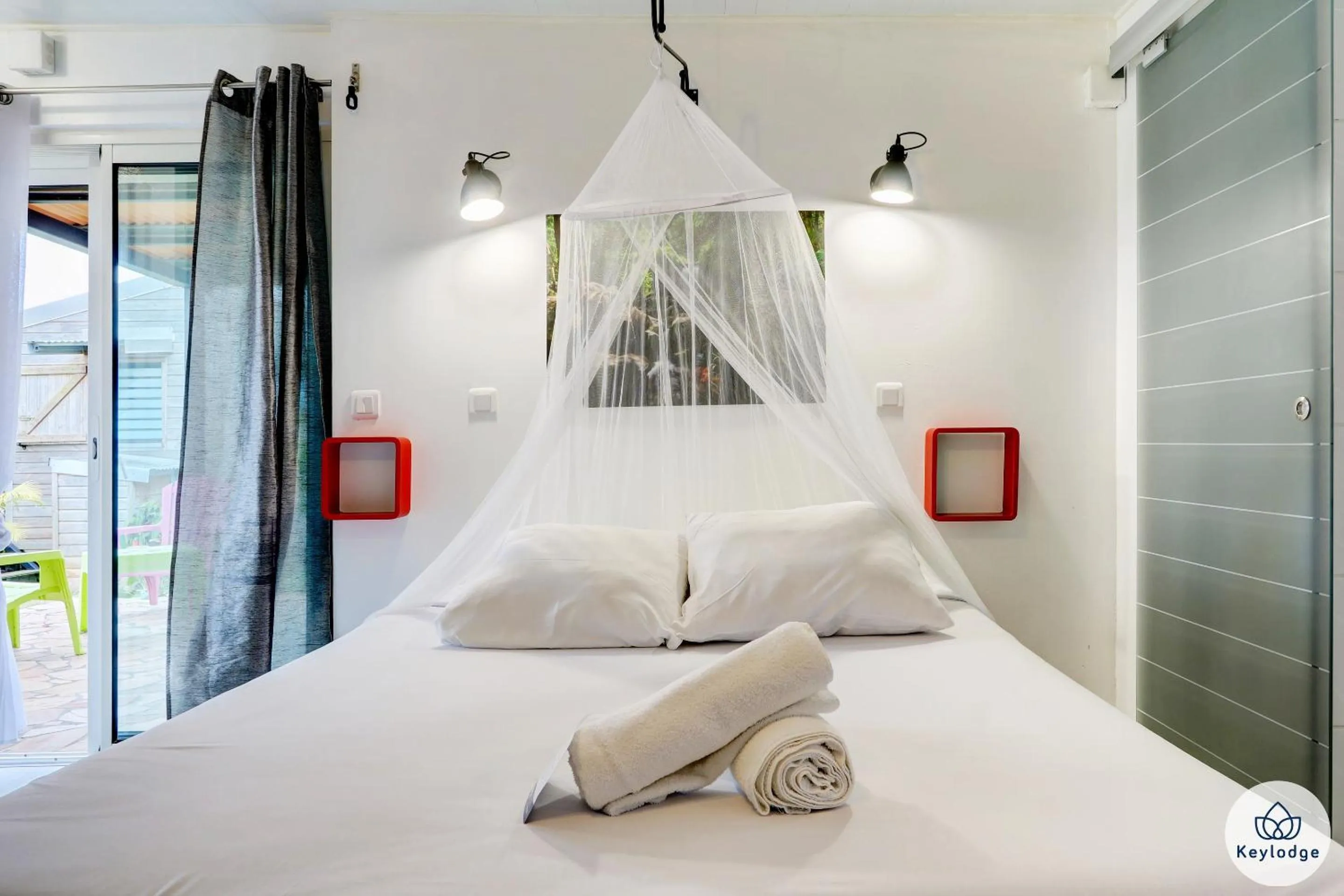 Bed in Les Gites Le Bambou - 3 étoiles - Les Avirons