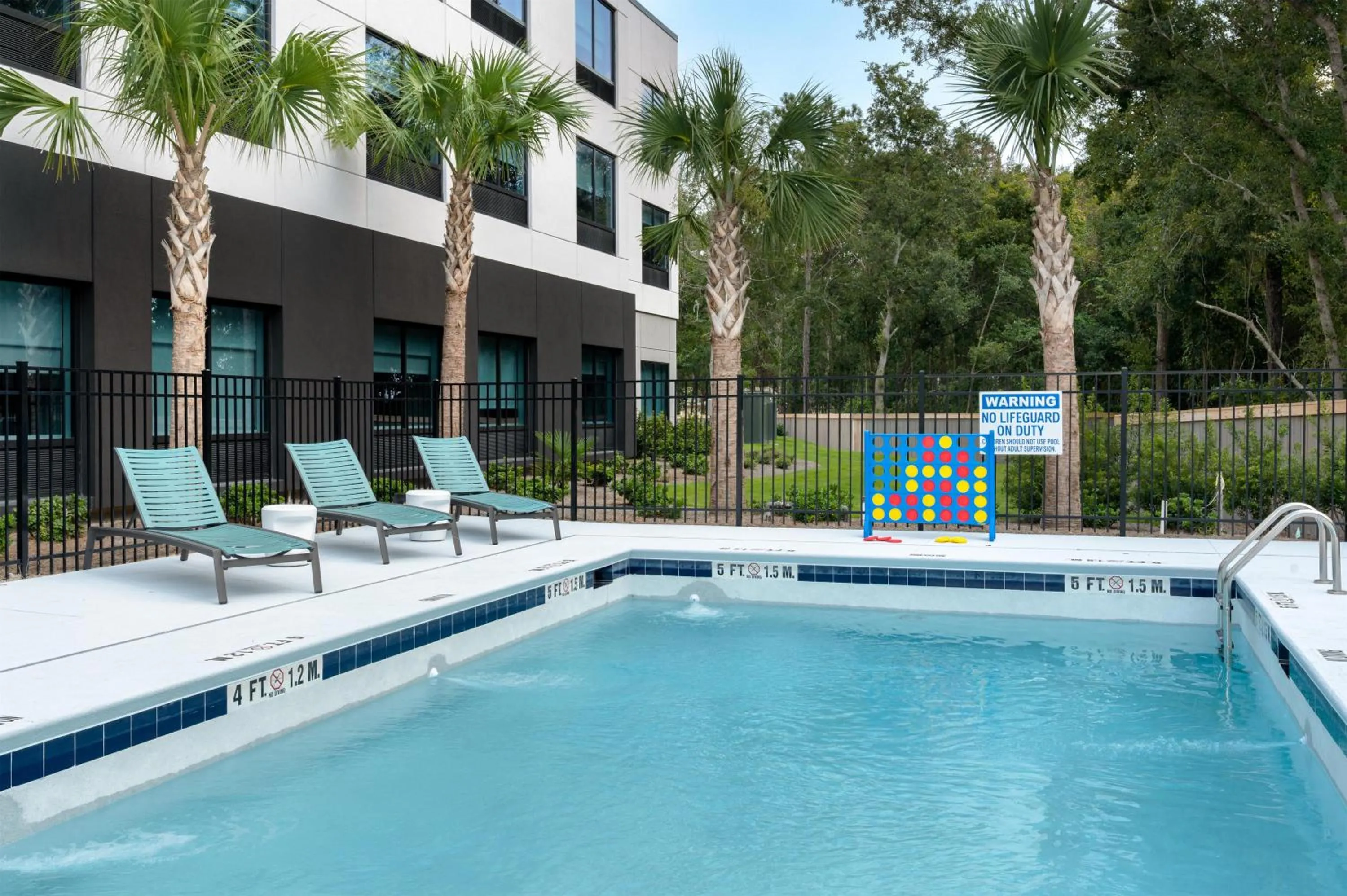 Pool view in Tru By Hilton Brunswick