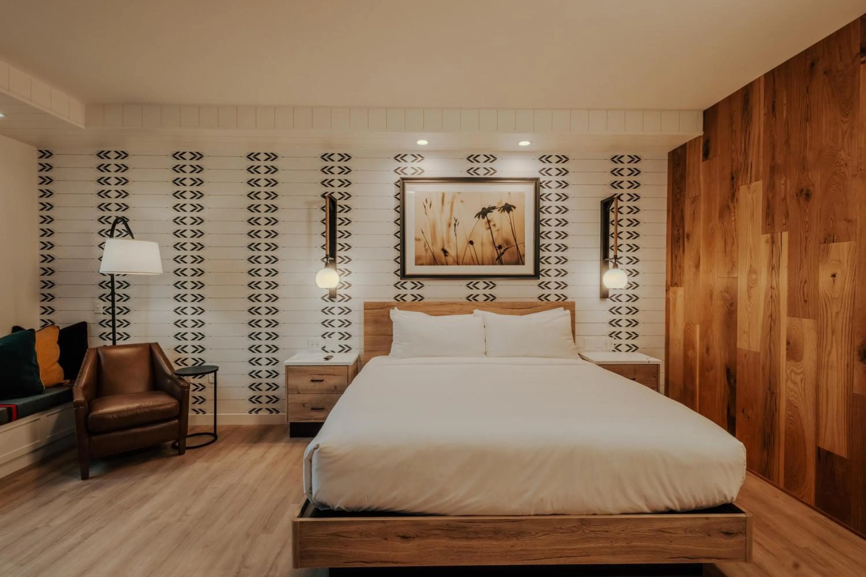 Bed in Skaneateles Fields Resort & Spa, Curio Collection By Hilton