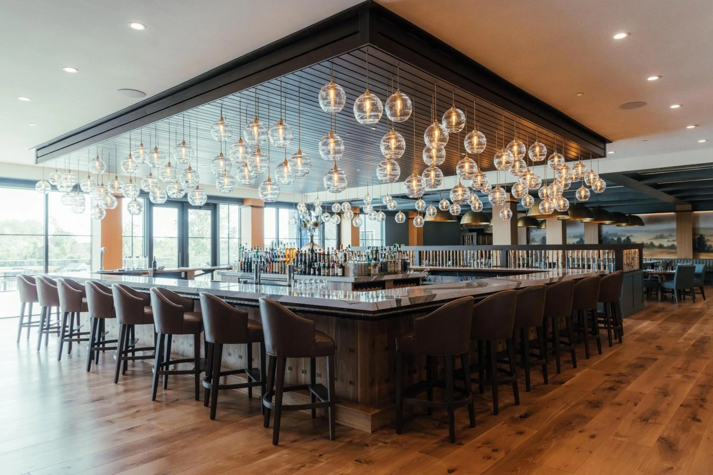 Lounge or bar in Skaneateles Fields Resort & Spa, Curio Collection By Hilton