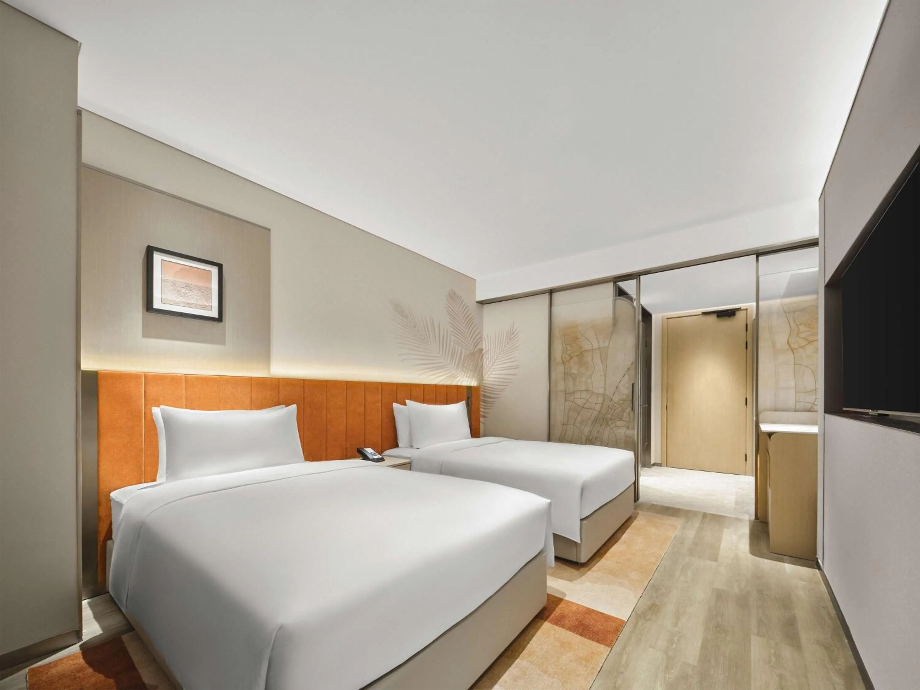 Bed in Hilton Garden Inn Sanya Haitang Bay