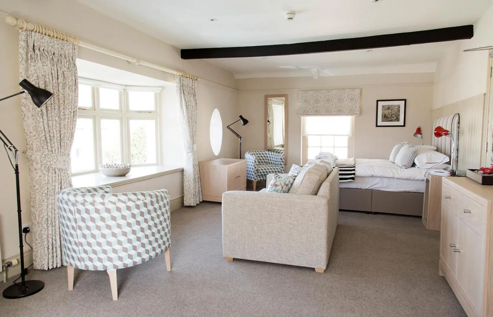 Bed in The White Horse Blakeney