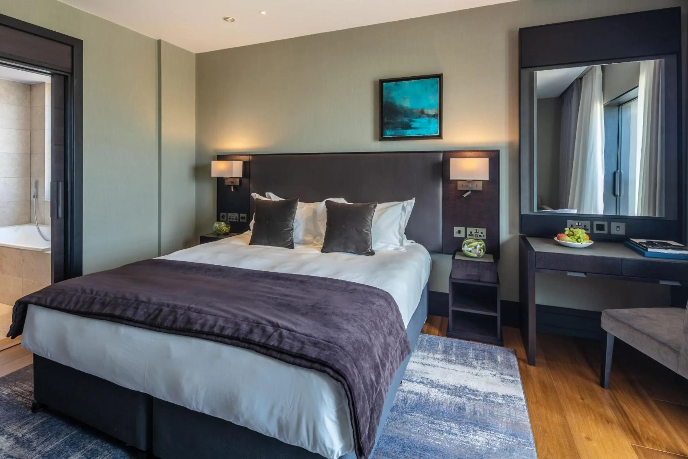 Bed in Twr y Felin Hotel