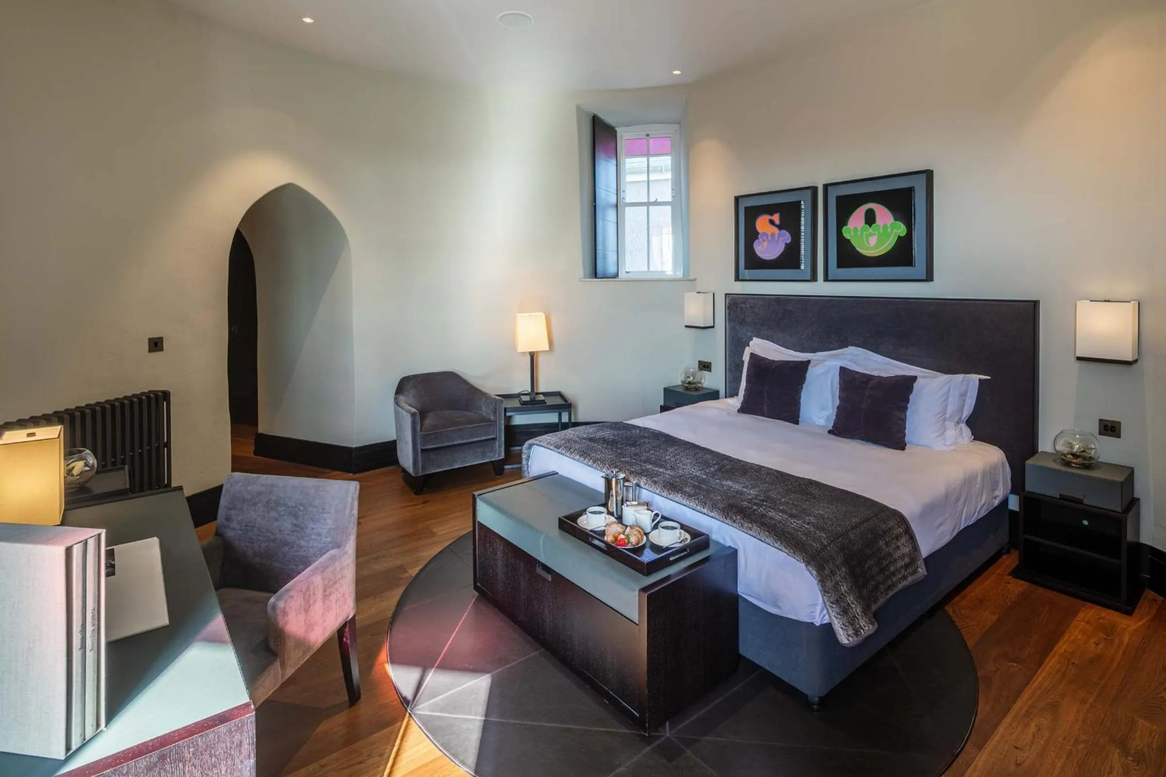 Bed in Twr y Felin Hotel