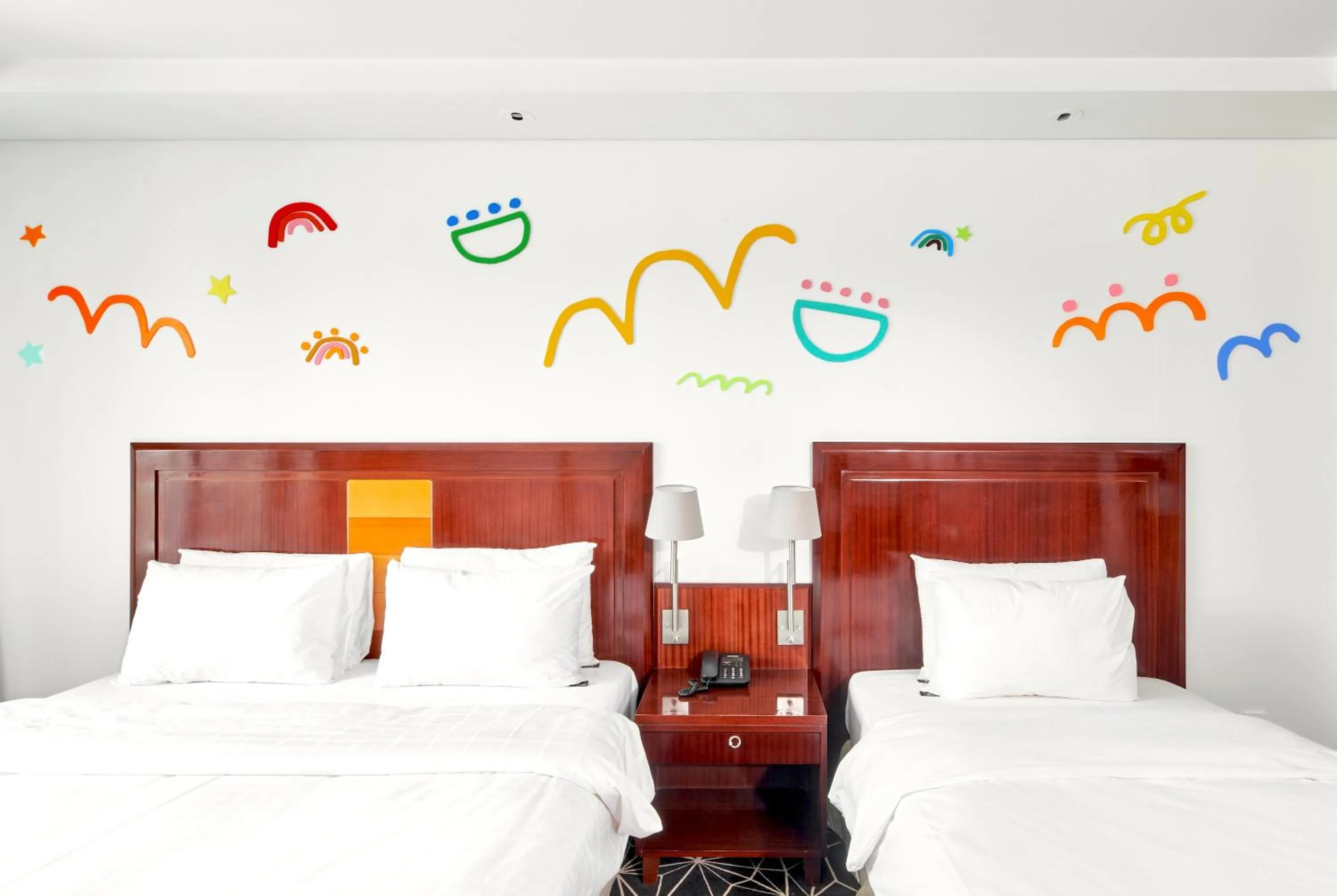 Bed in Pocheon Adonis Hotel