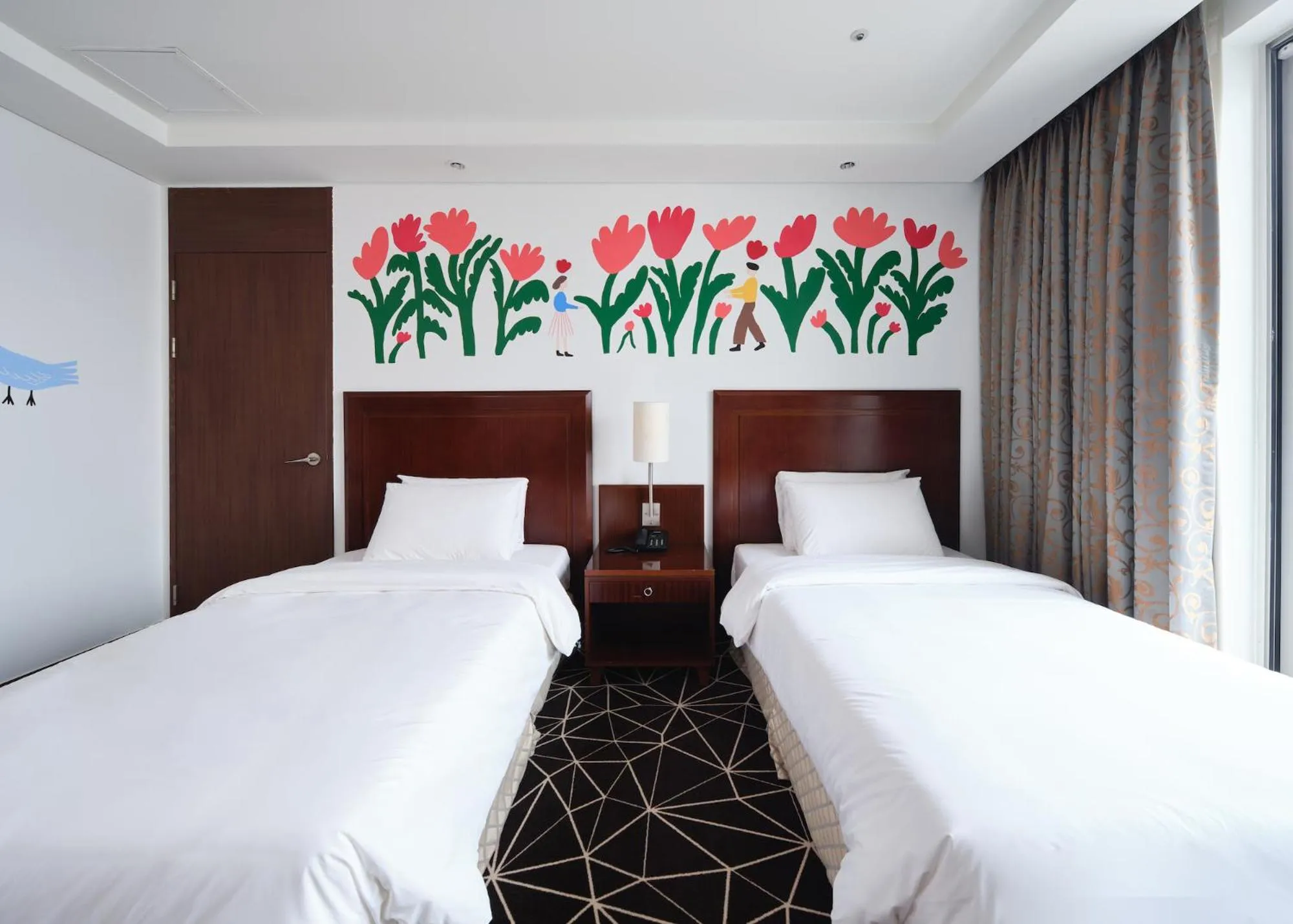 Bed in Pocheon Adonis Hotel