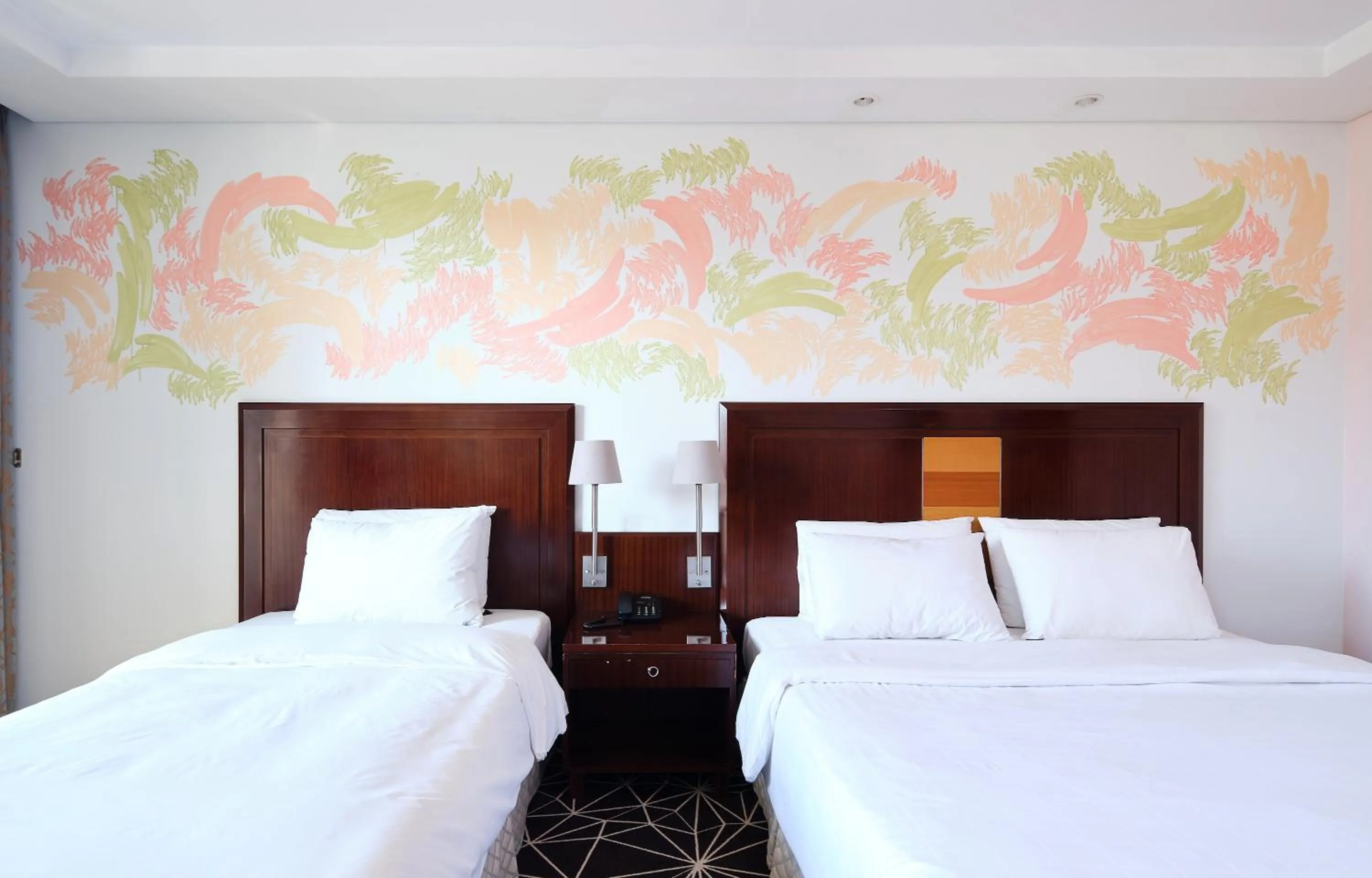 Bed in Pocheon Adonis Hotel