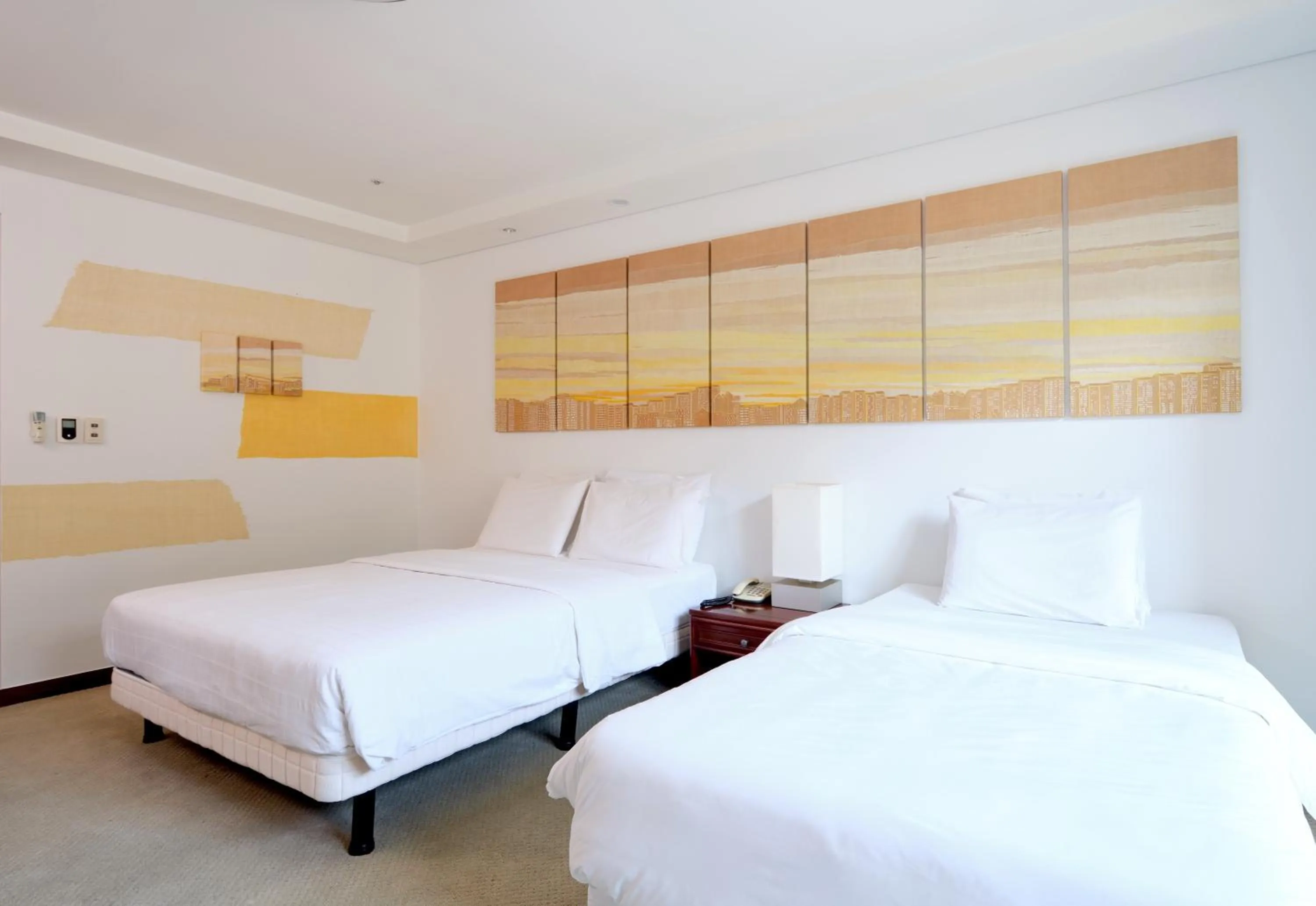 Bed in Pocheon Adonis Hotel