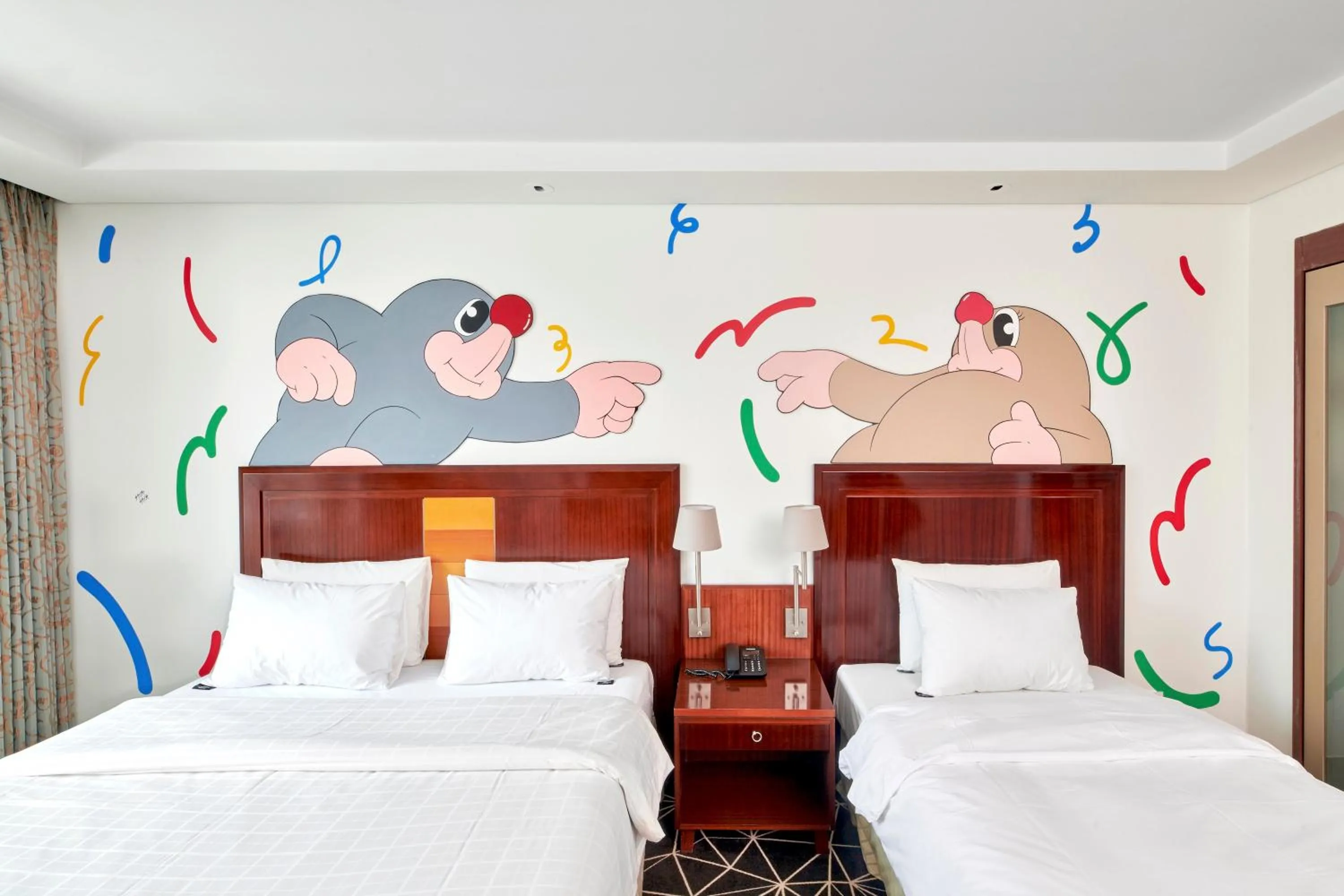 Bed in Pocheon Adonis Hotel