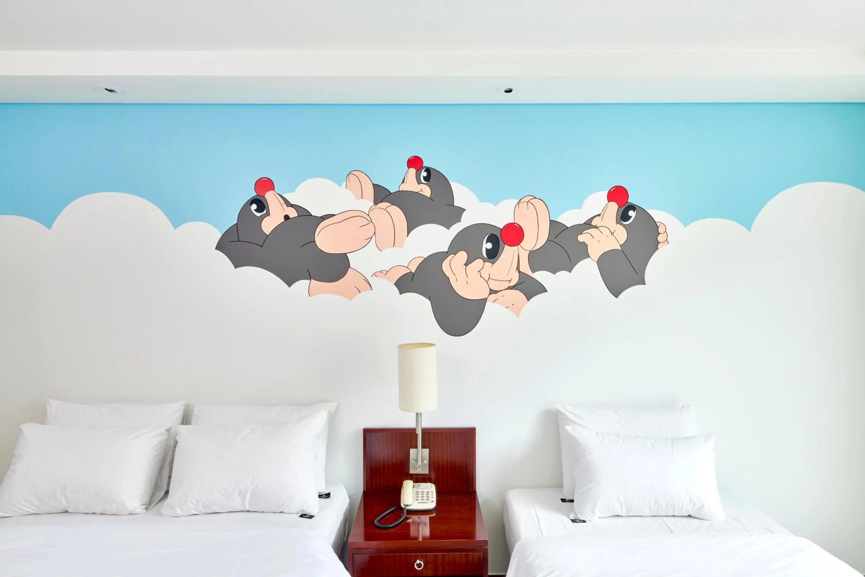 Bed in Pocheon Adonis Hotel