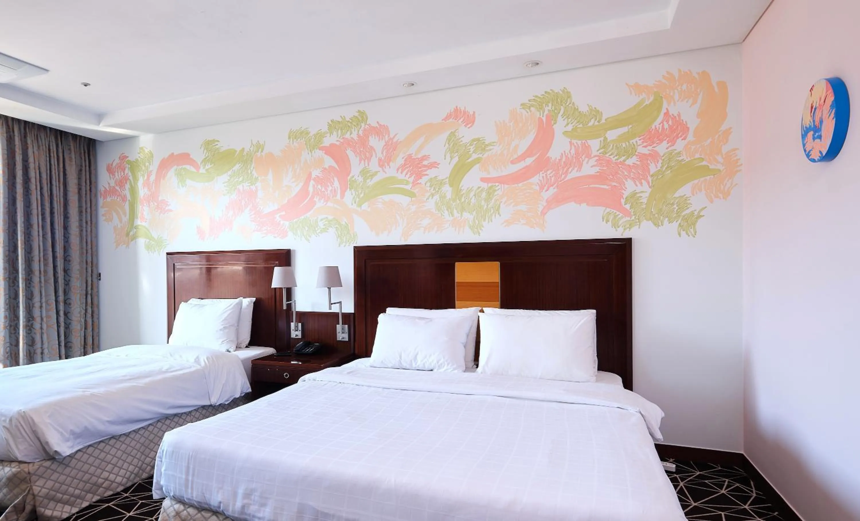 Bed in Pocheon Adonis Hotel