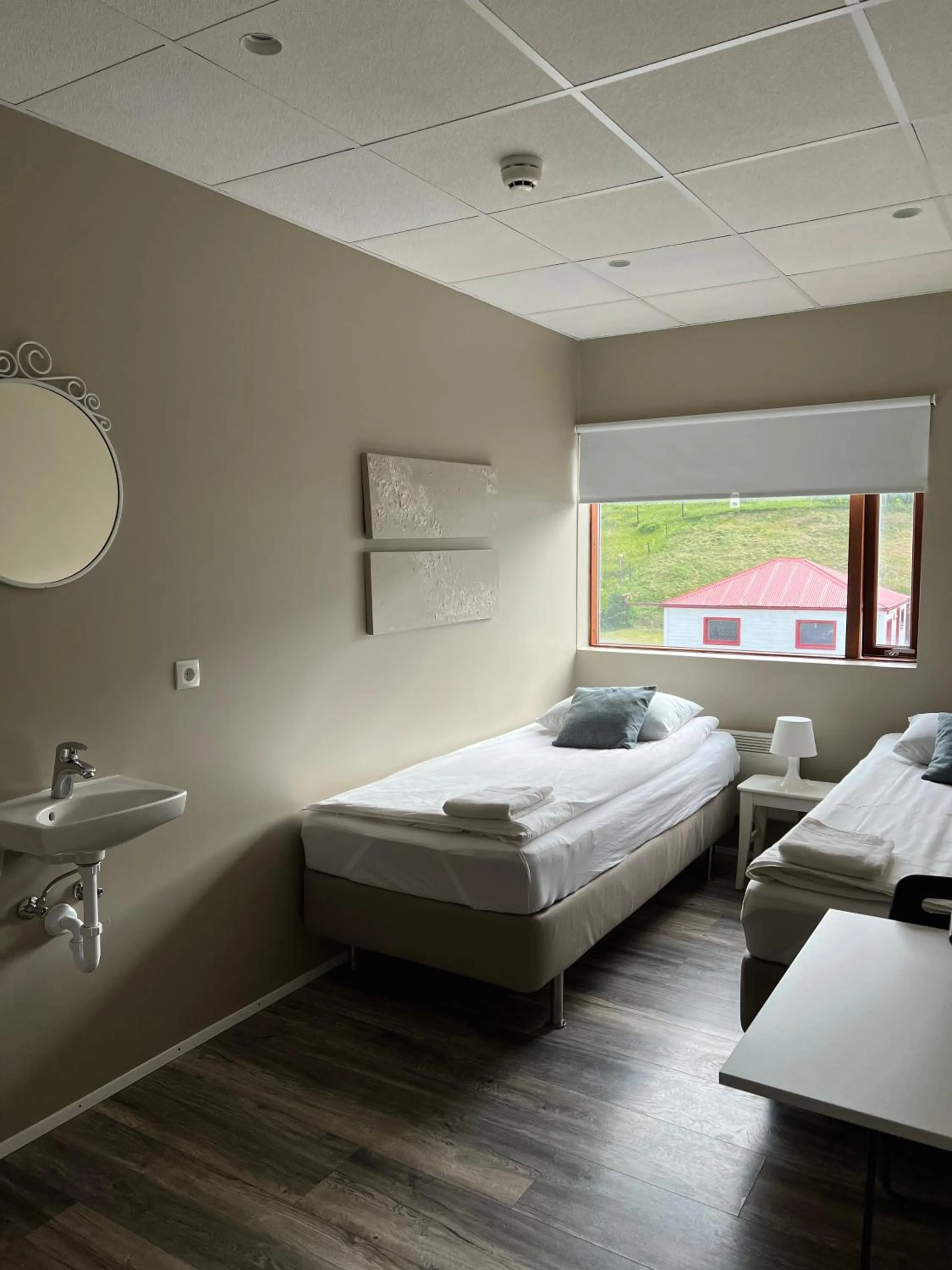 Photo of the whole room, Bed in Við Hafið Guesthouse