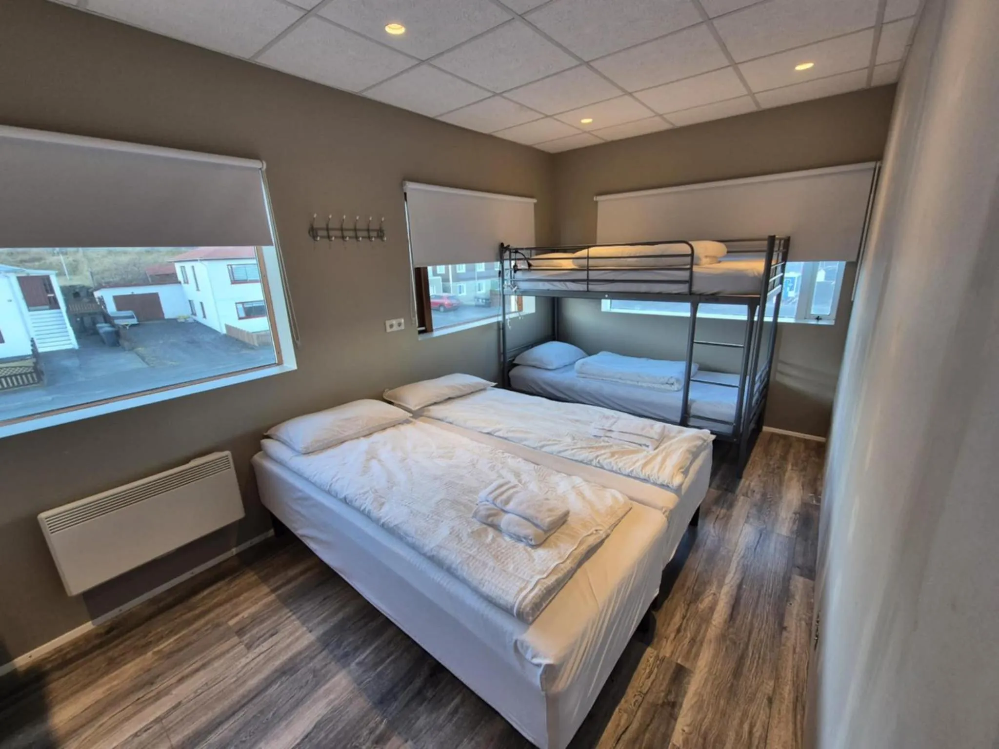 Bedroom, Bed in Við Hafið Oceanfront Guesthouse