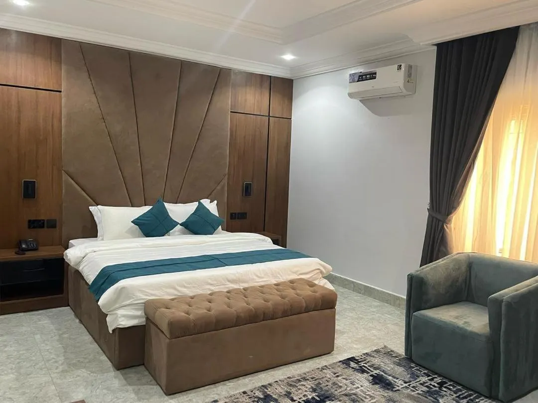 Bed in TRANQUILA NEST Abuja