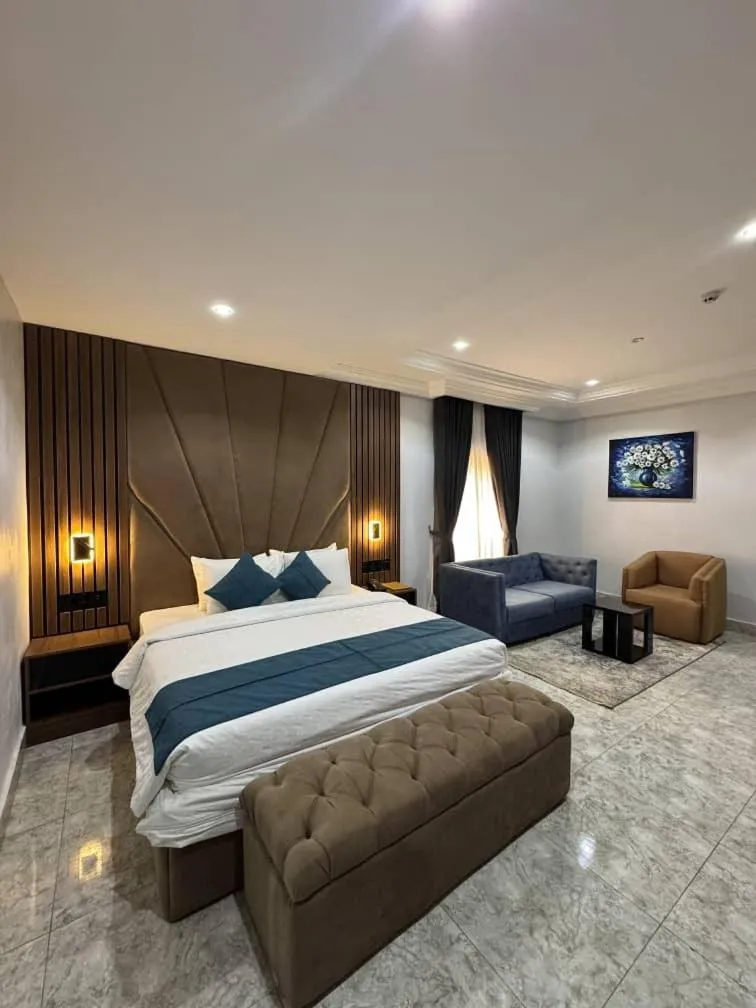 Bed in TRANQUILA NEST Abuja