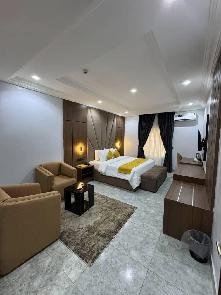 Bed in TRANQUILA NEST Abuja