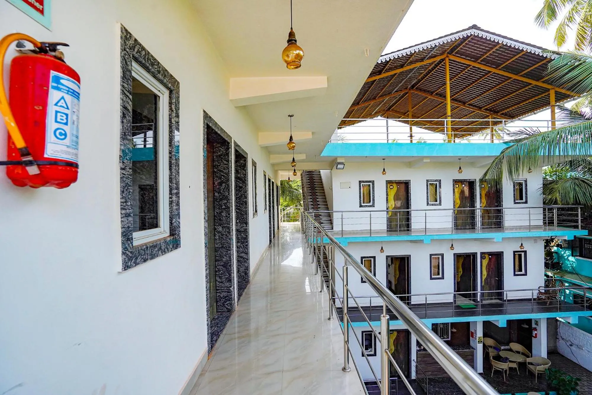 Balcony/Terrace in FabHotel Luminous Beach Resort - Nr Morjim Beach